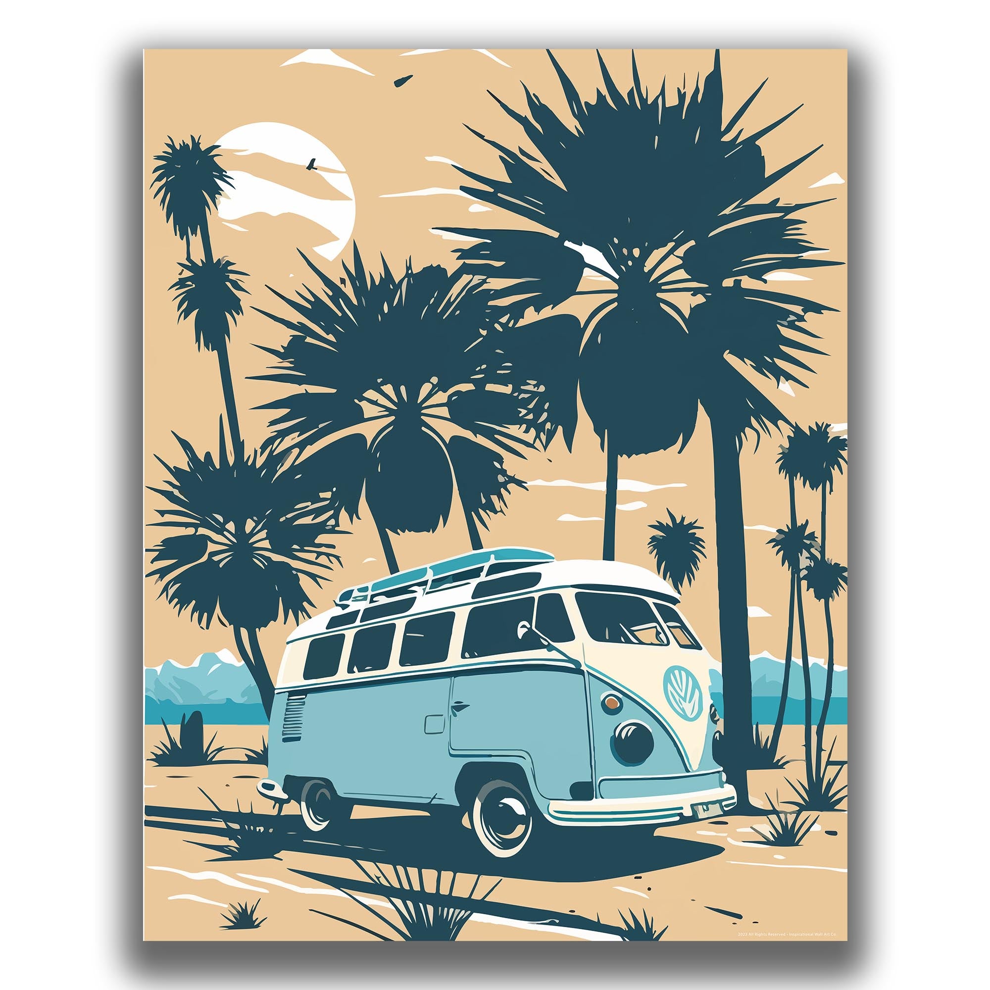 Beach Camper - Volkswagen Poster
