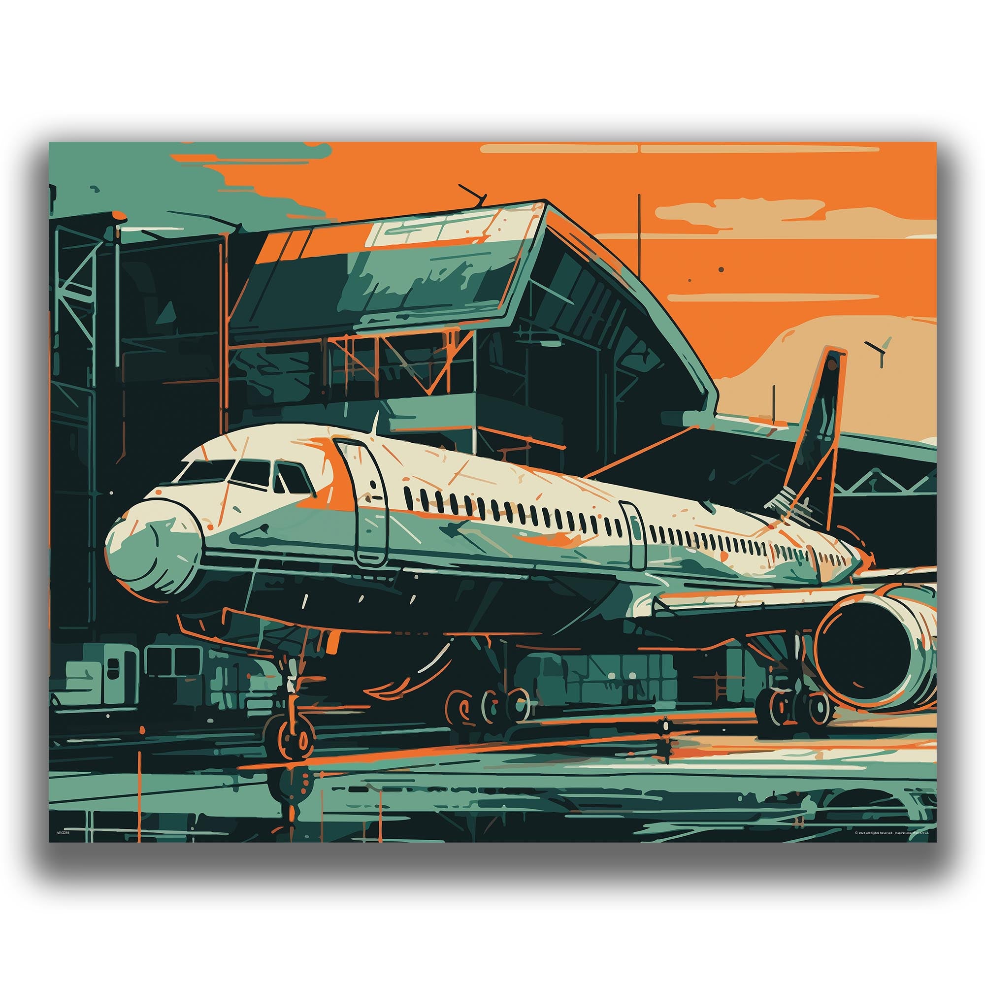 Skyward - Airplane Poster