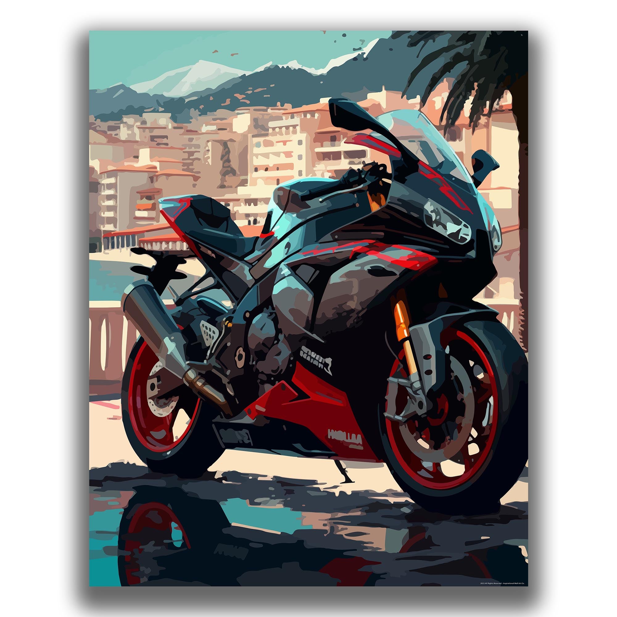Mighty - Motorcycle Poster