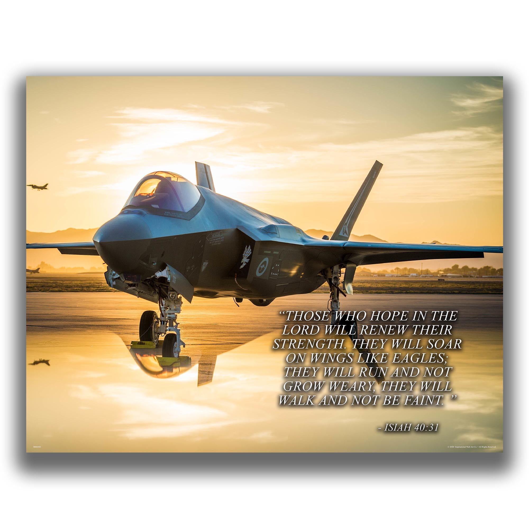Bible Verse - Military Poster