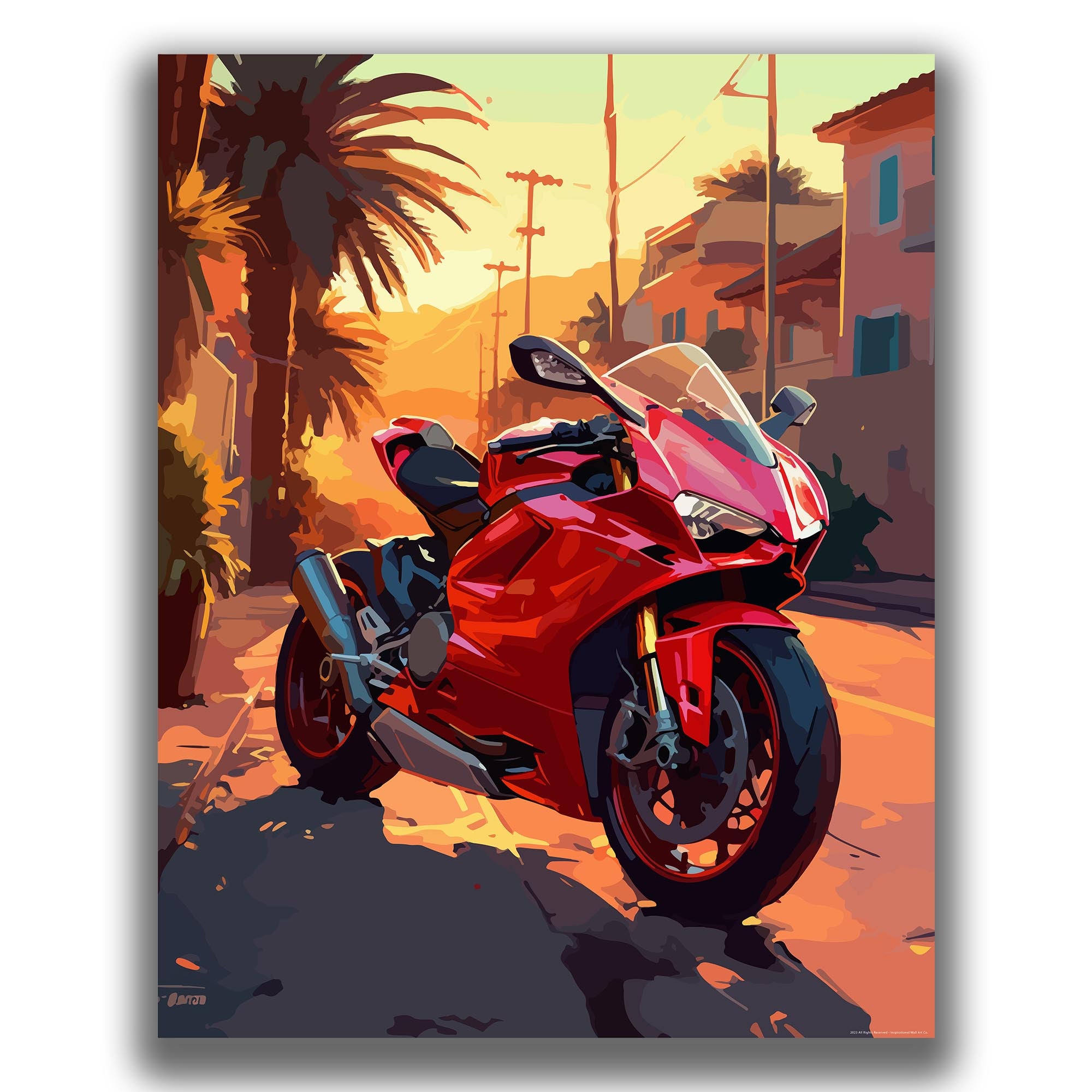 Elegant - Motorcycle Poster