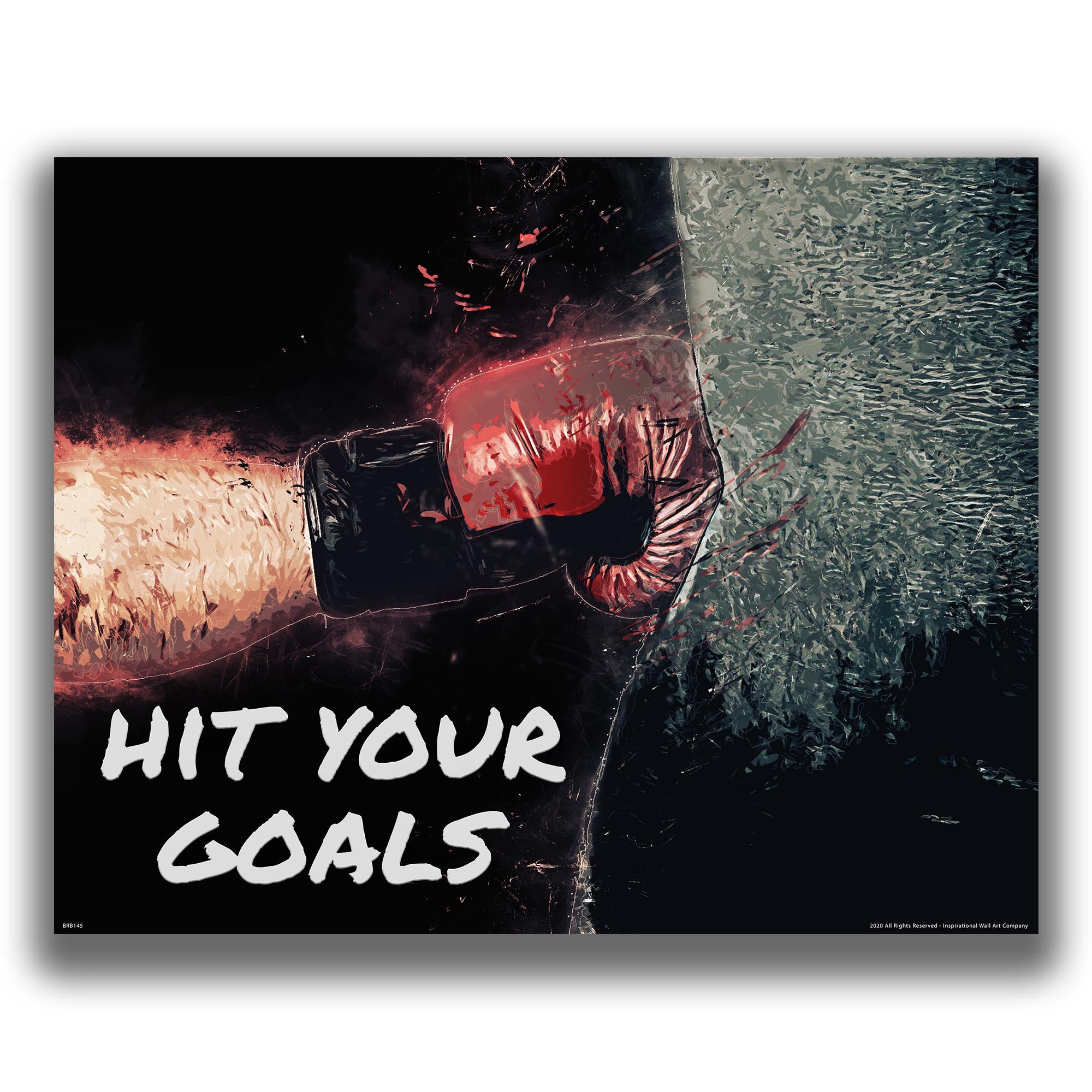 Hit Your Goals - Boxing Poster