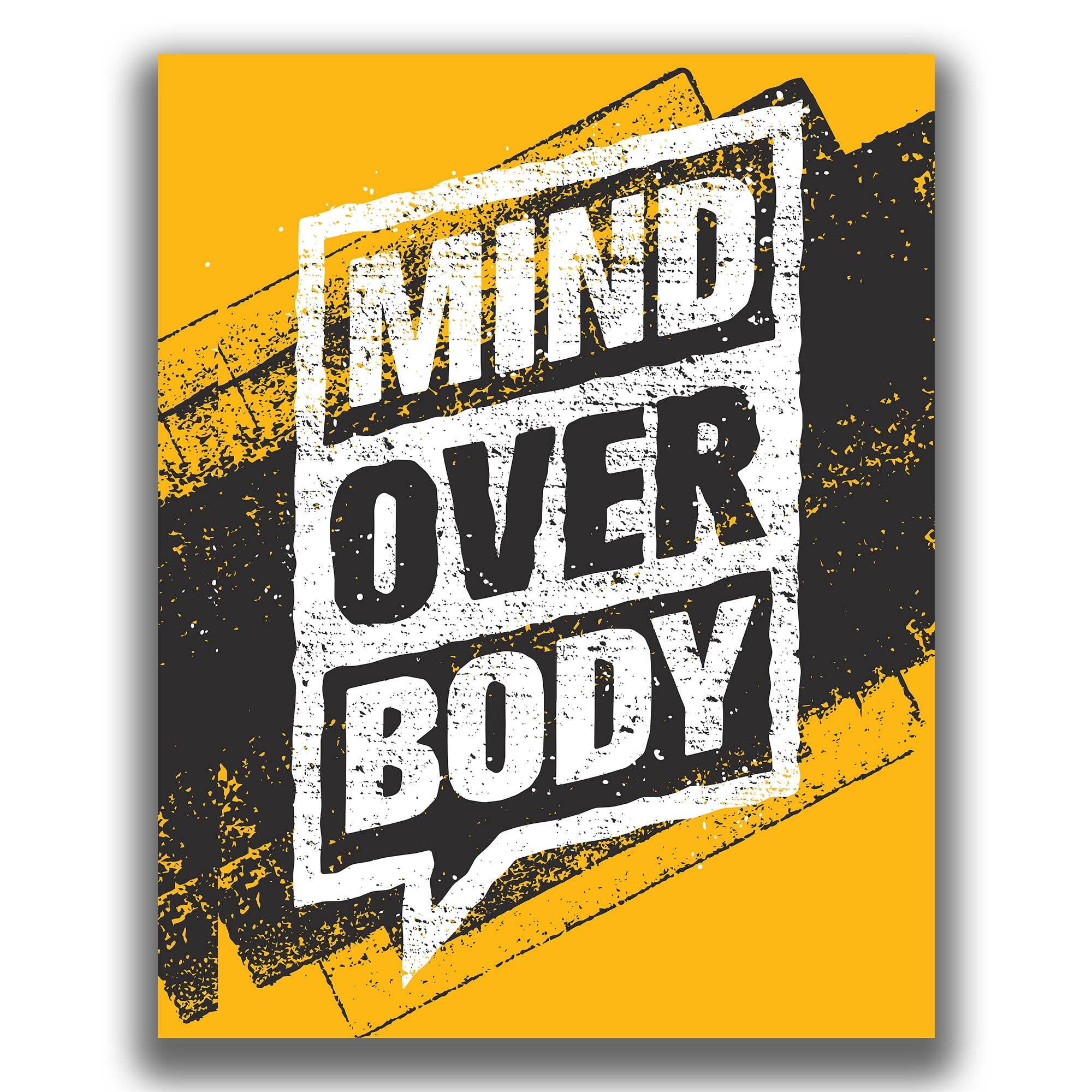 Mind Over Body - Gym Poster