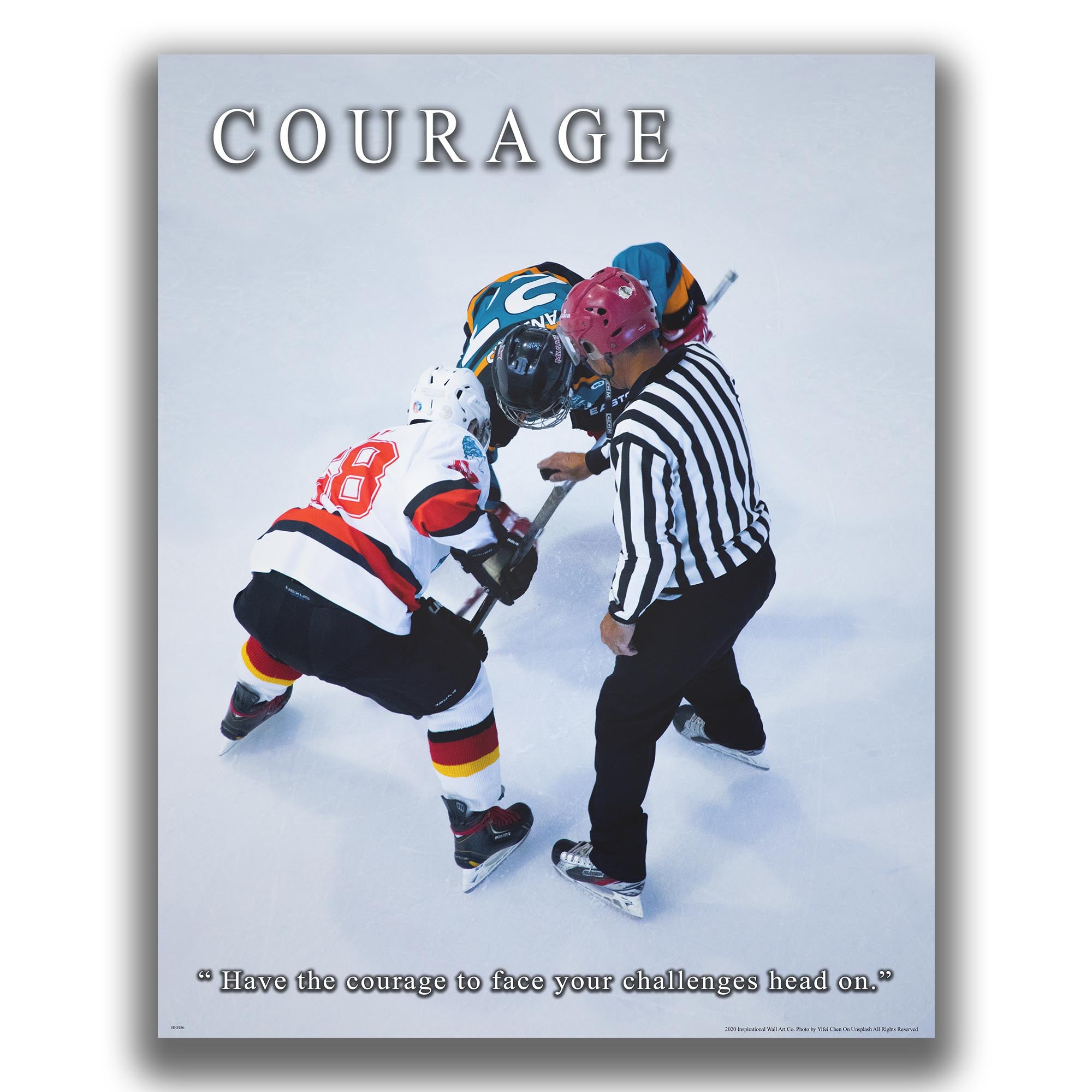 Courage - Hockey Poster