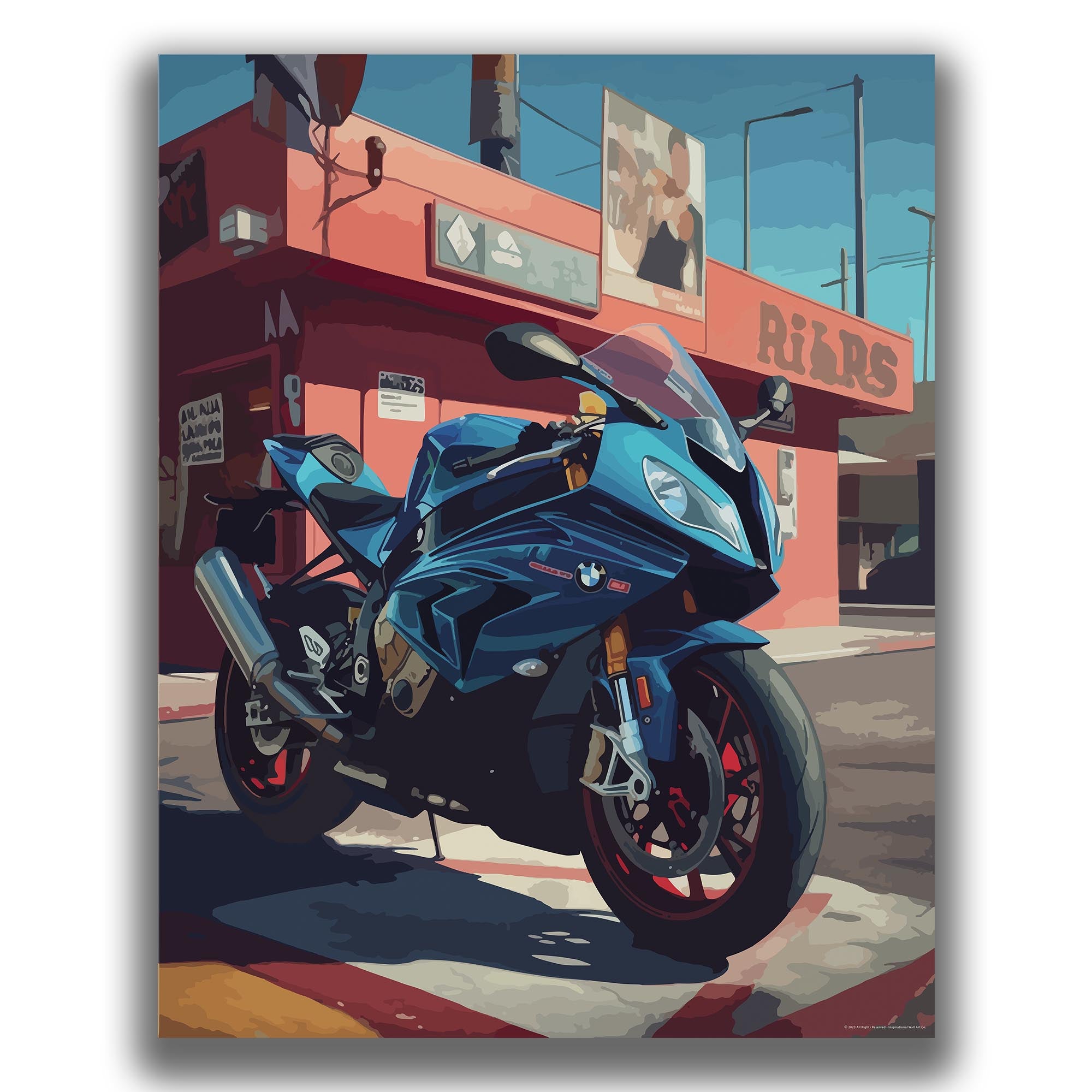 Sporty - Motorcycle Poster