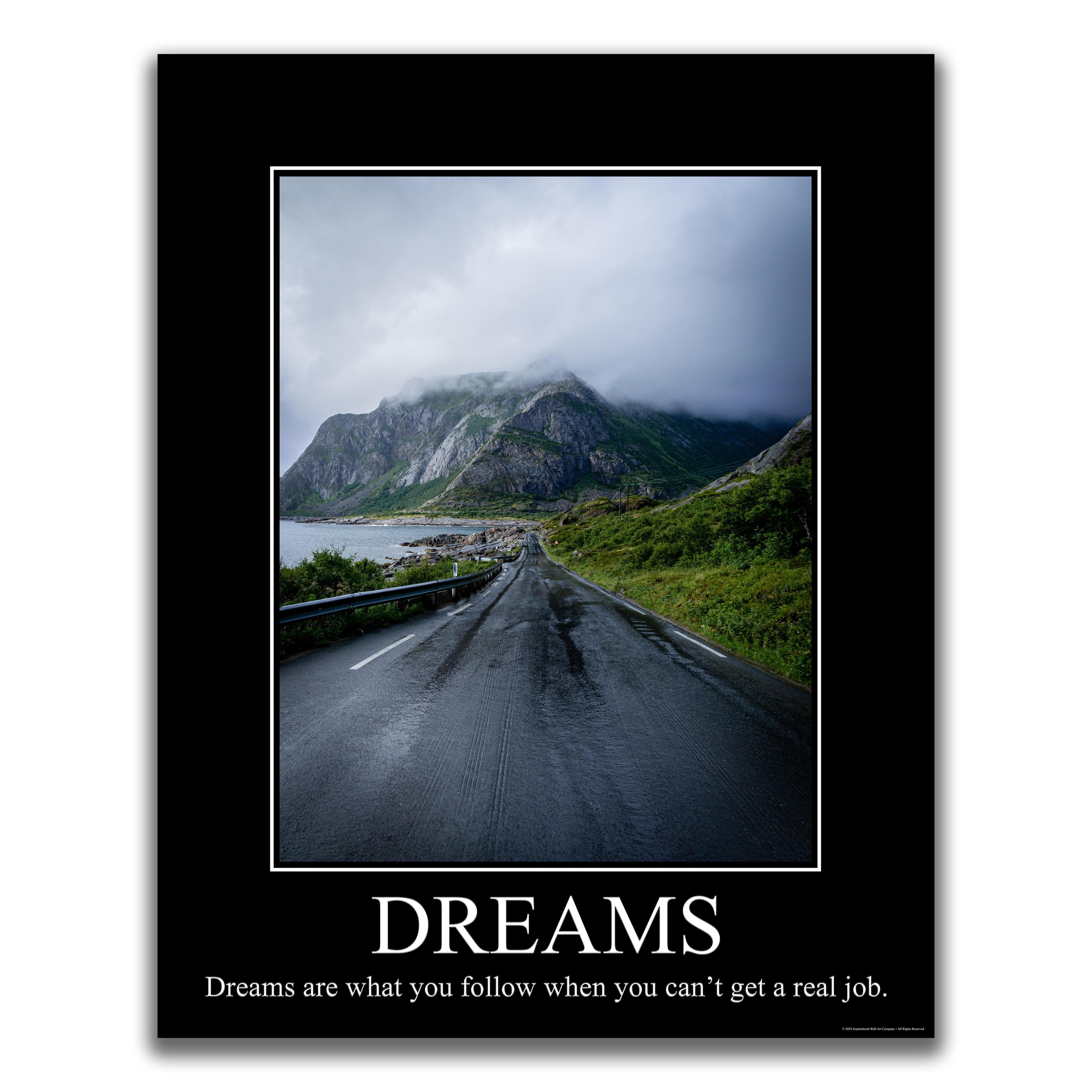 Dreams - Demotivational Poster