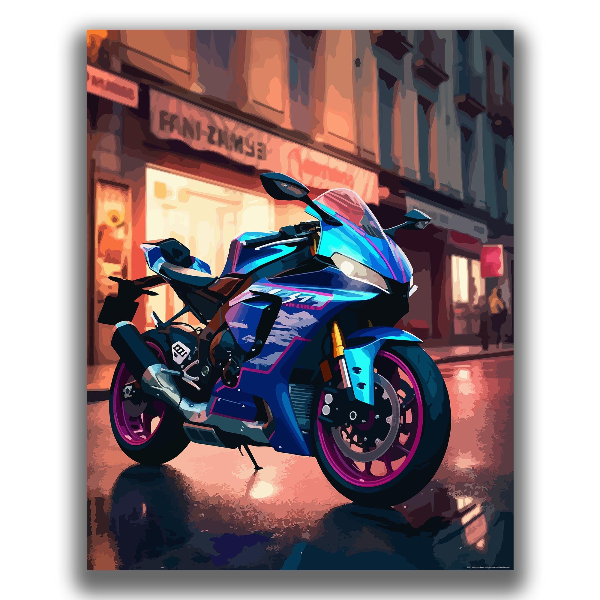 Gripping - Motorcycle Poster
