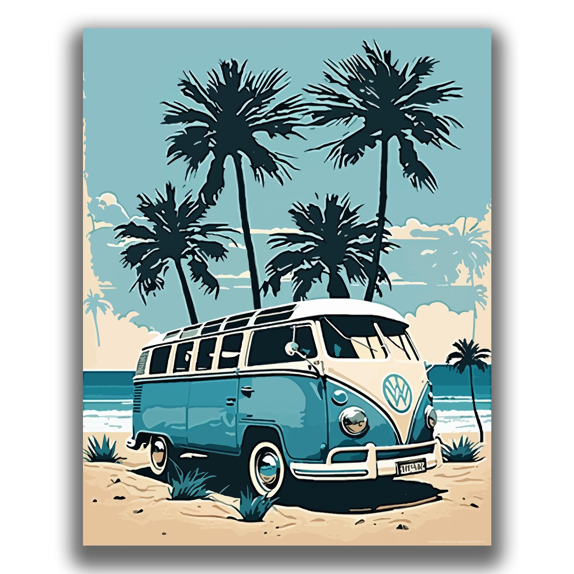 Blue - Volkswagen Poster
