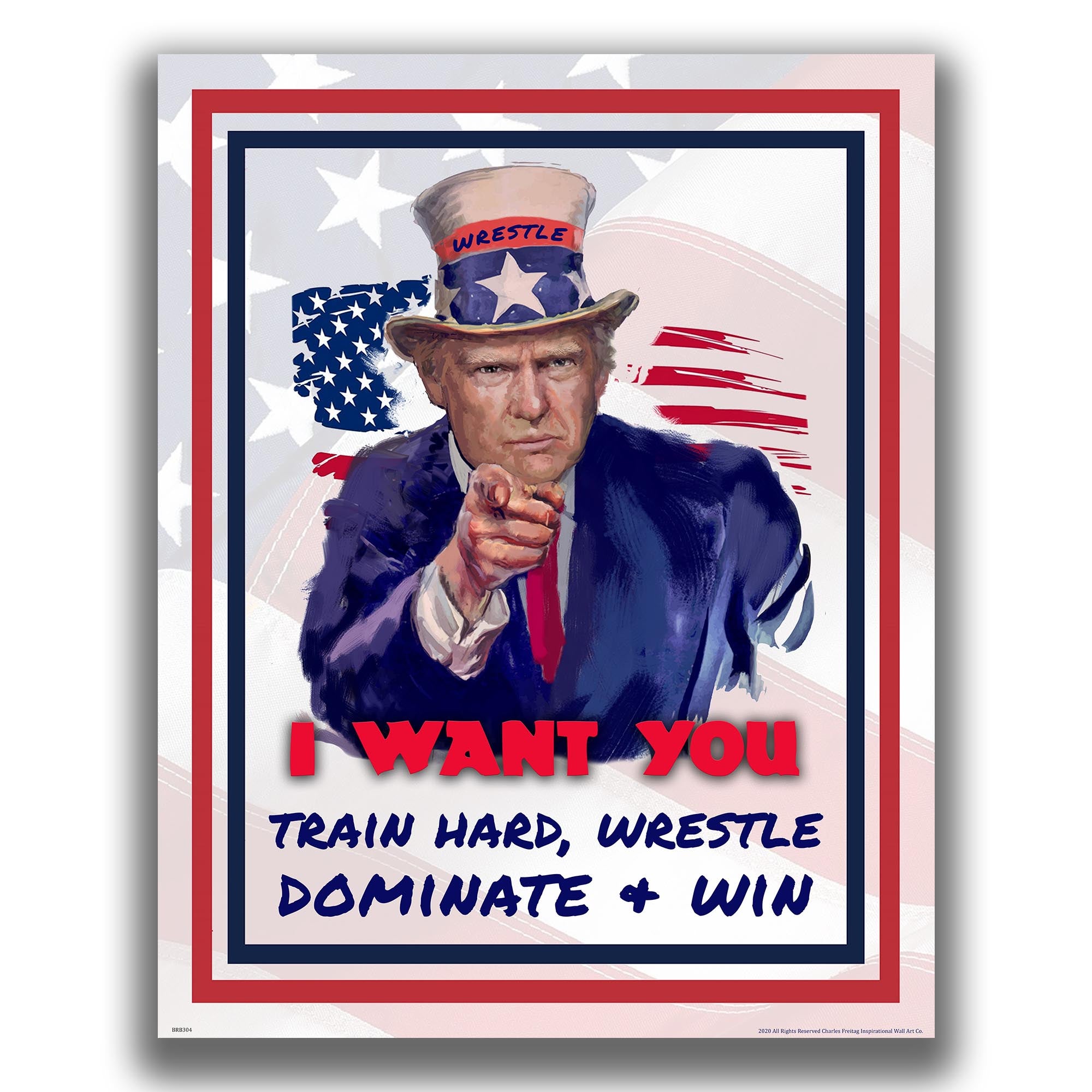 President Trump - Wrestling Poster
