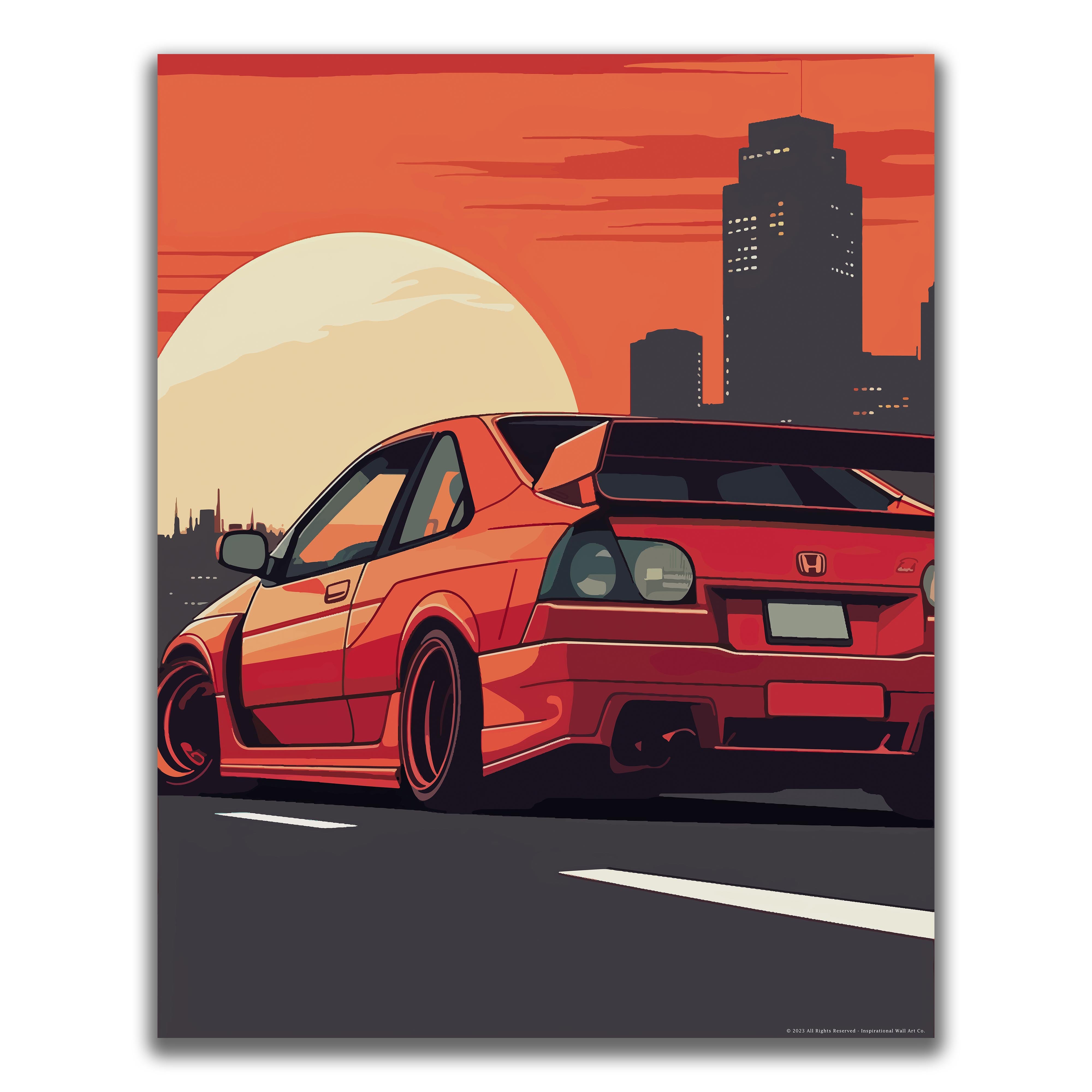The Art of Speed - Car Poster