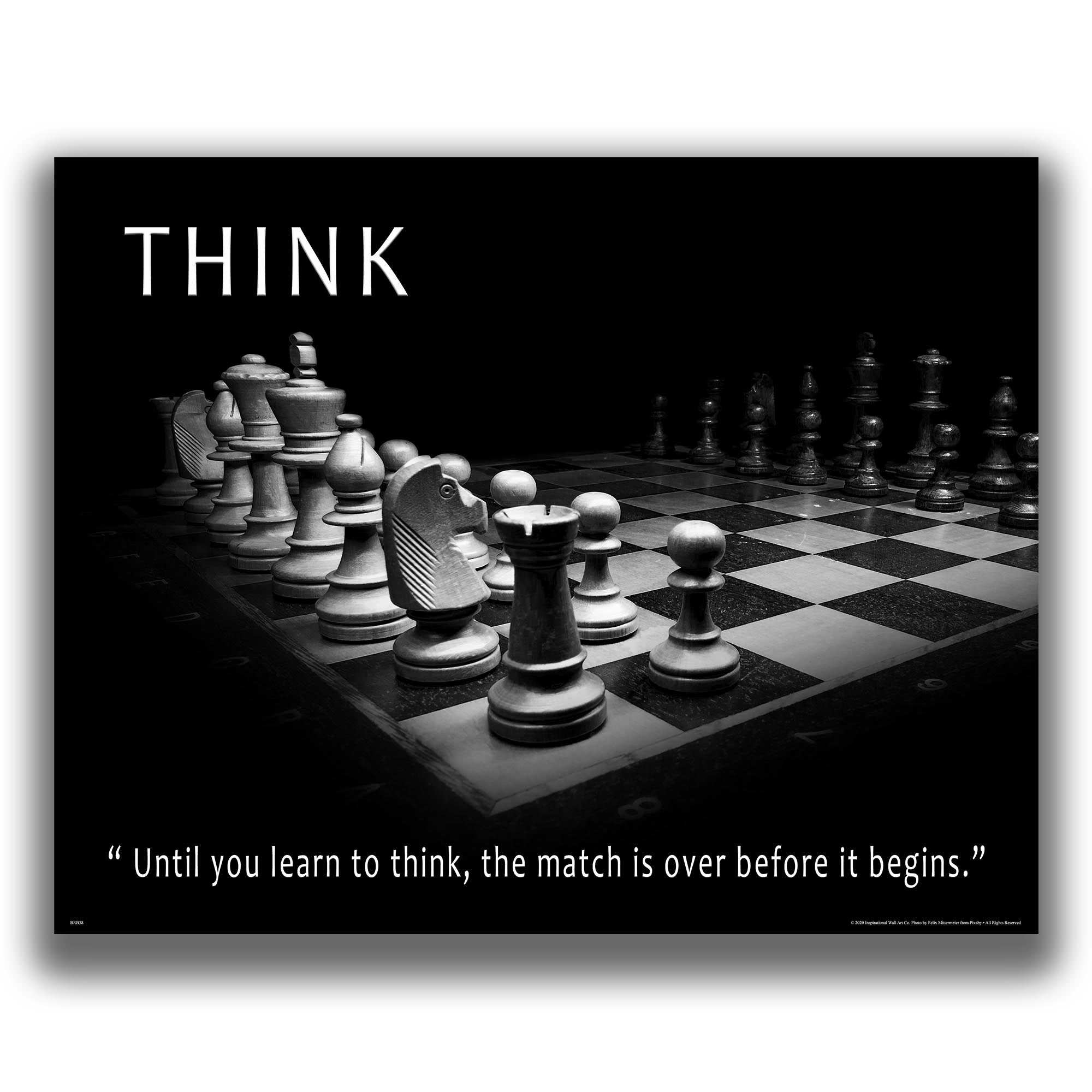 Think - Chess Poster