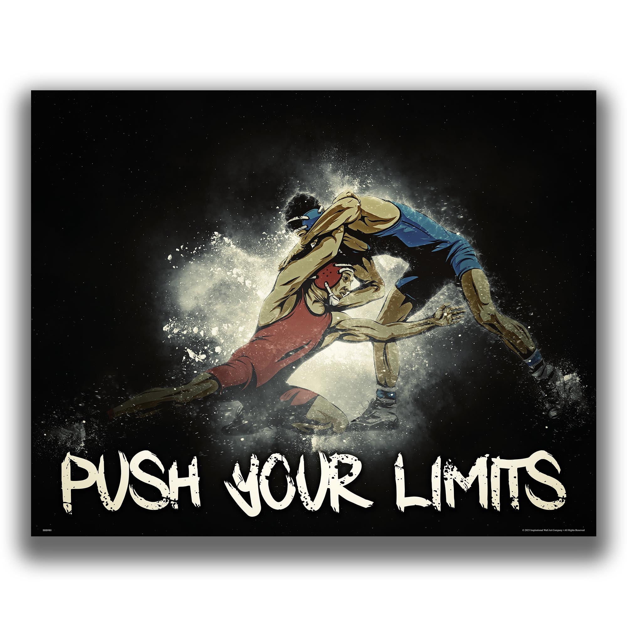 Push Your Limits - Wrestling Poster