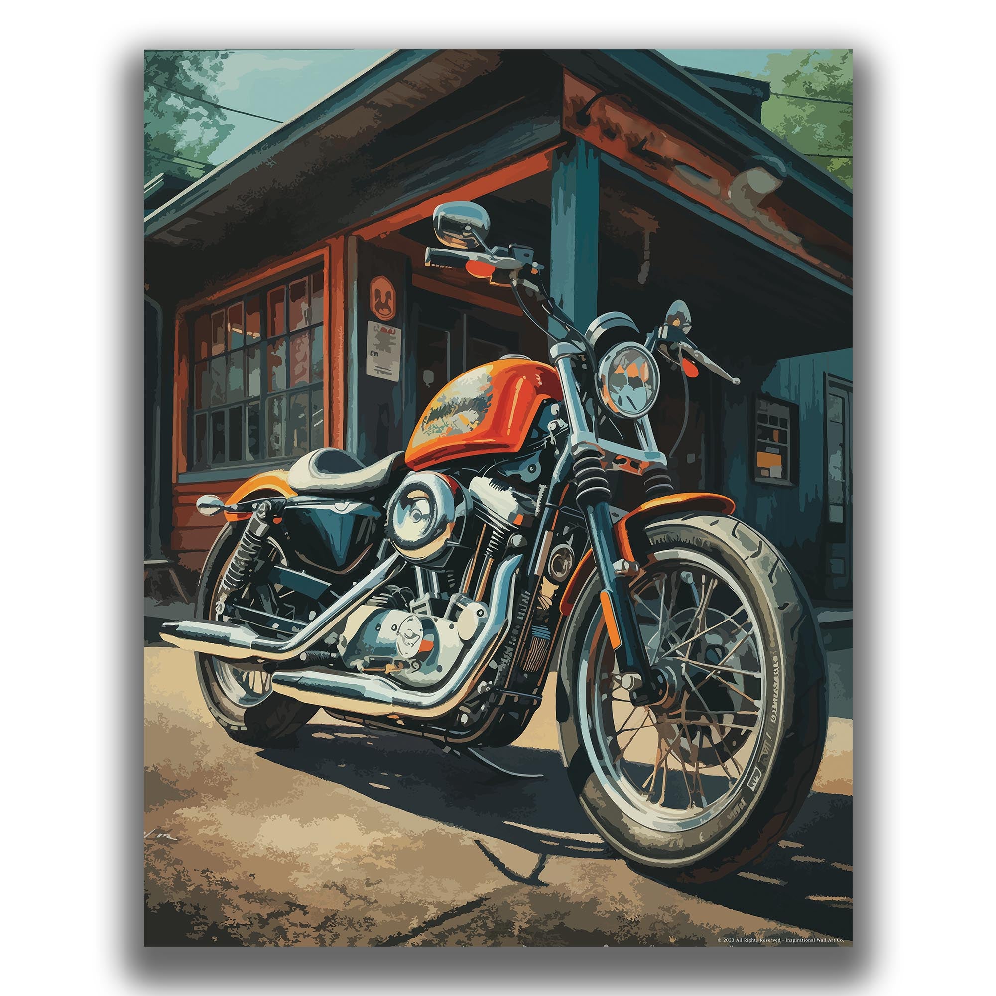 Cruiser Paradise - Motorcycle Poster