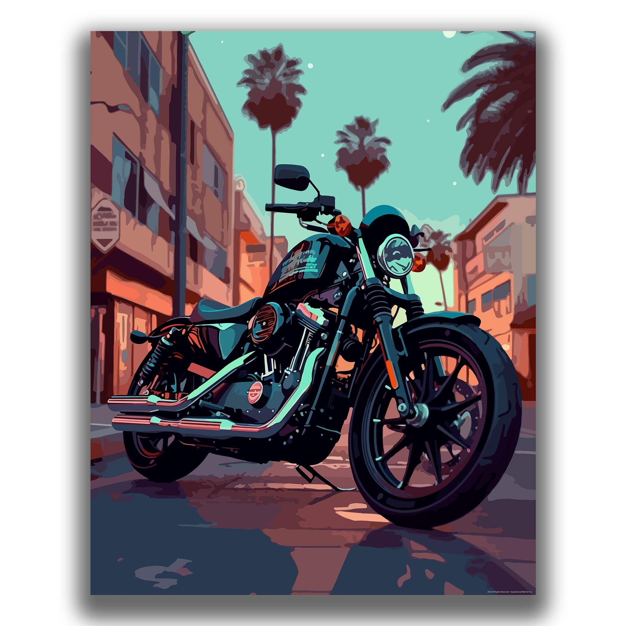 Intense - Motorcycle Poster