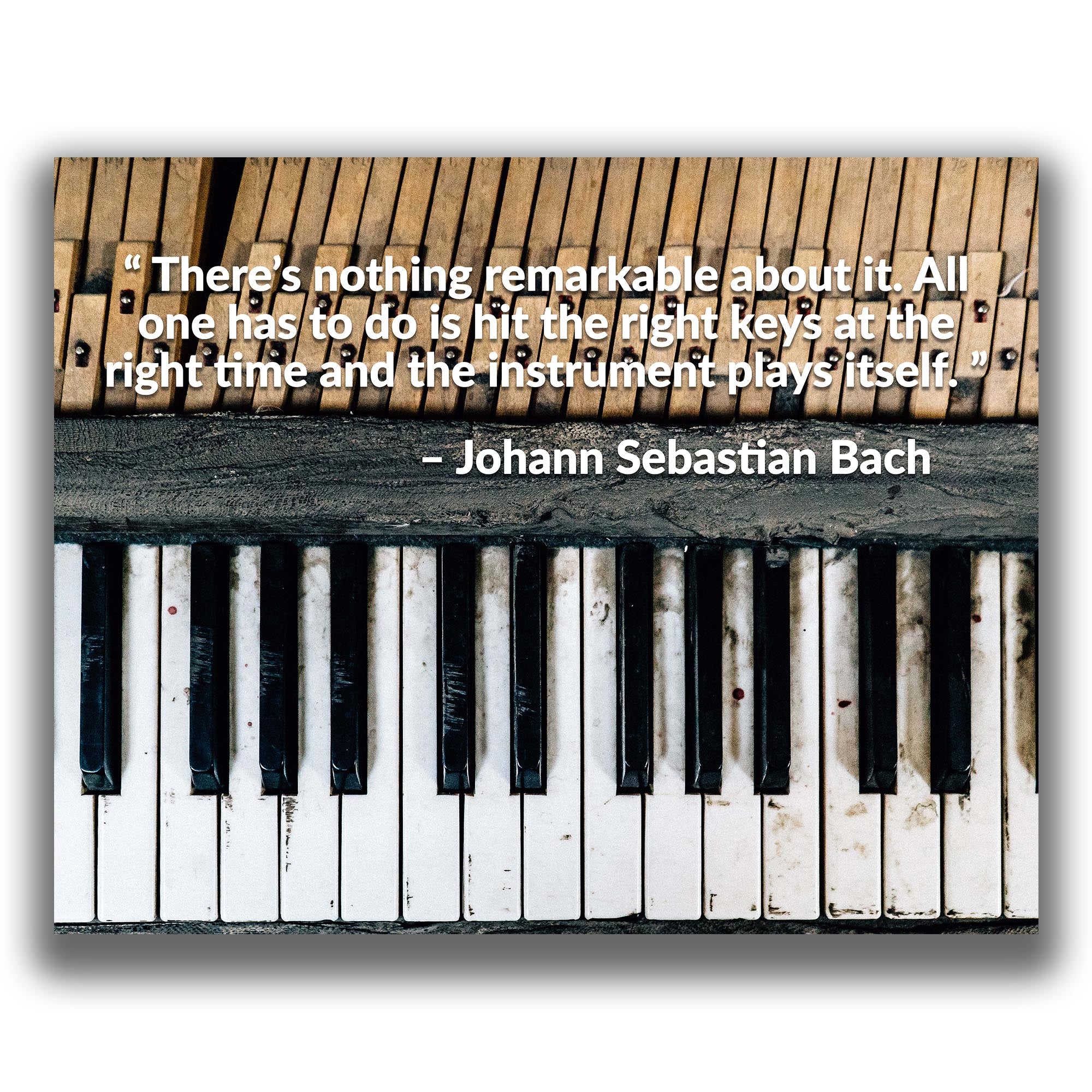 Piano Keys - Music Poster