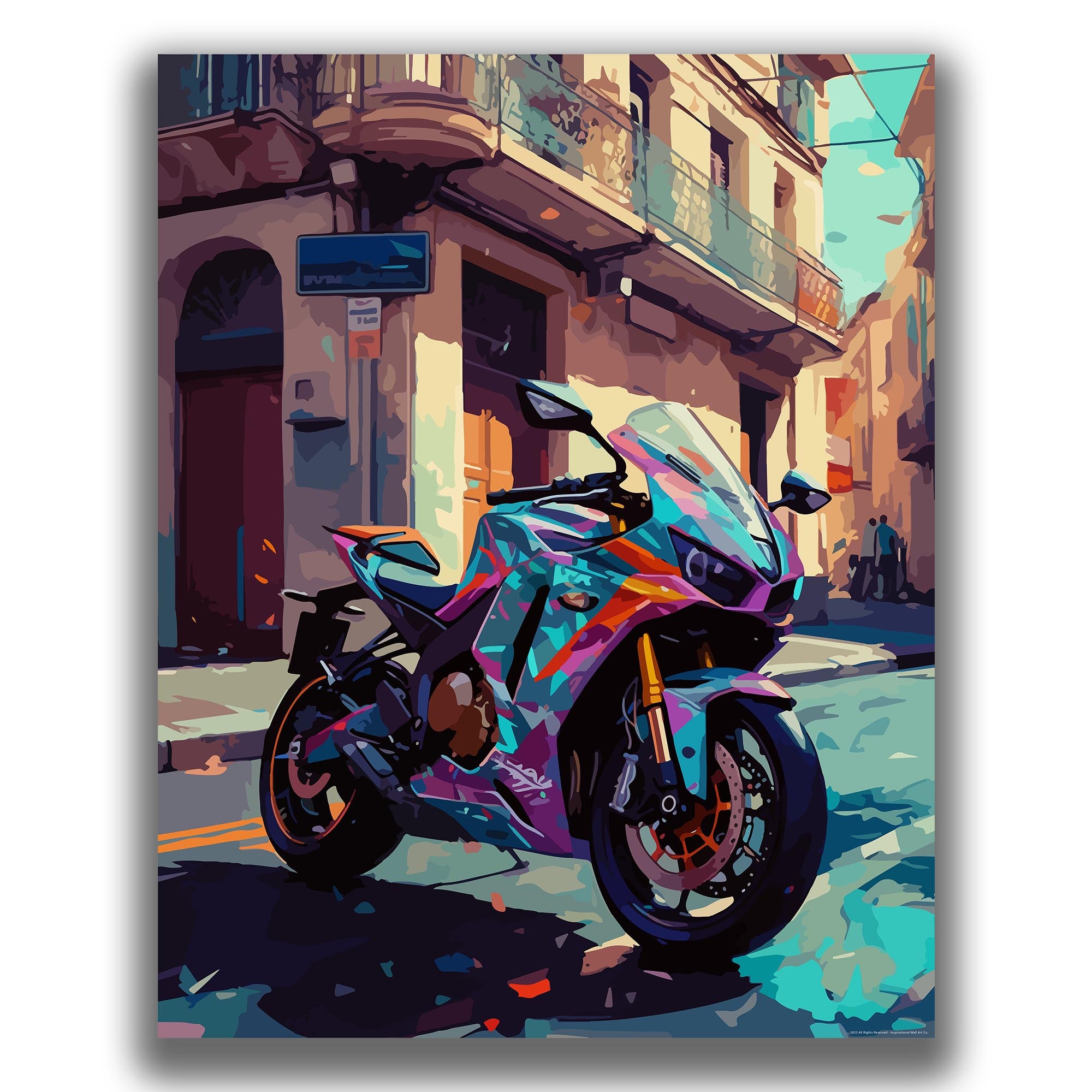 Deft - Motorcycle Poster