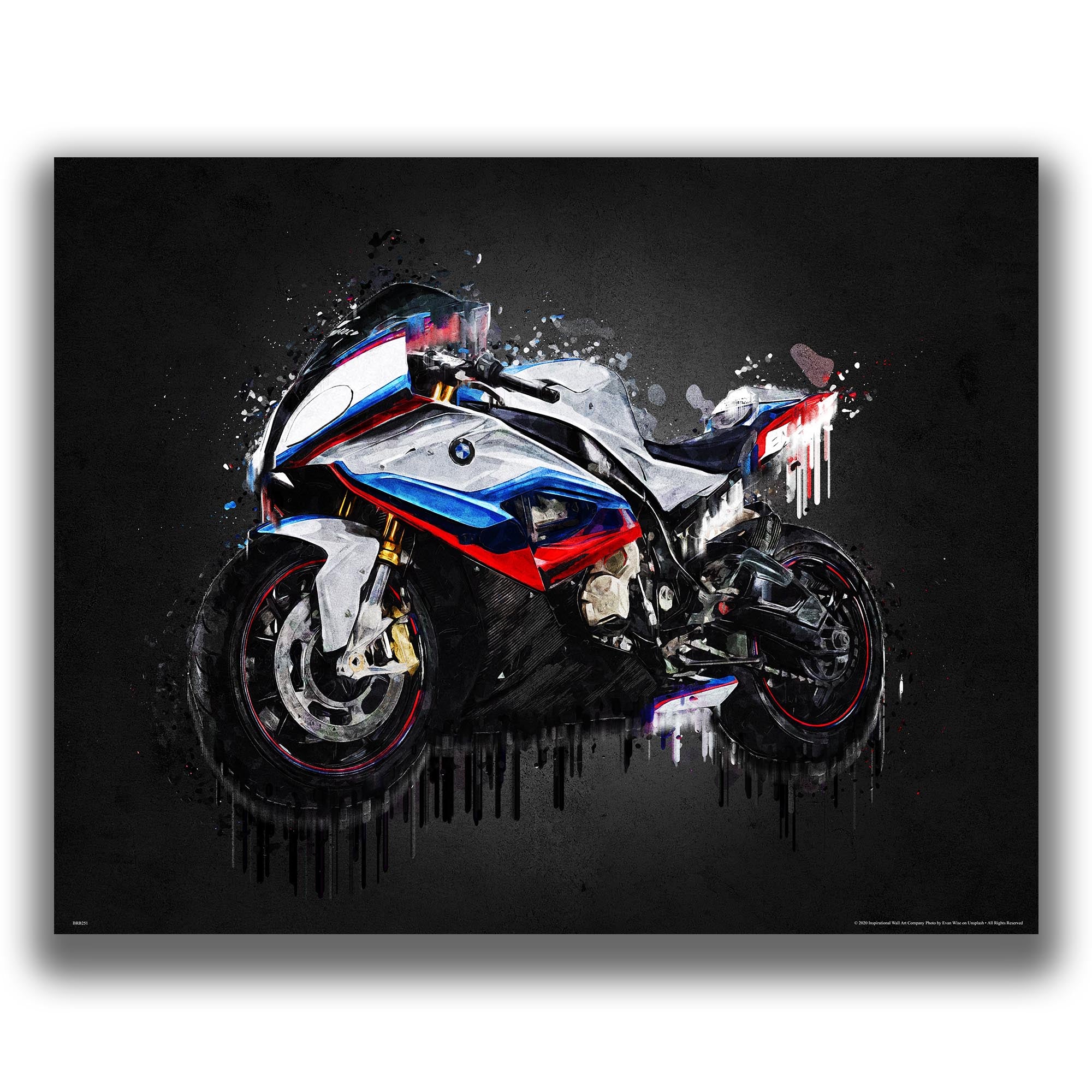 Abstract CBR - Motorcycle Poster