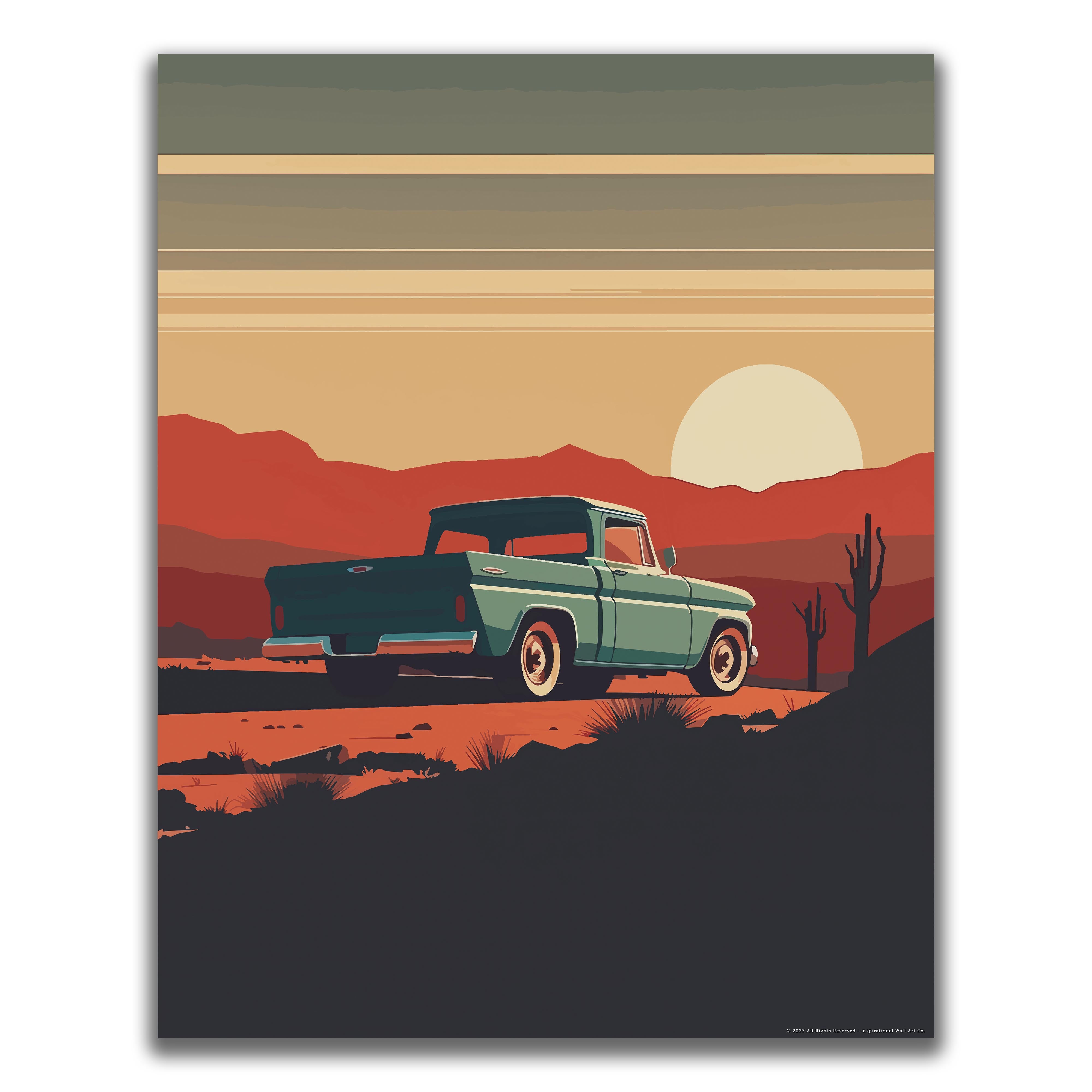 Highway Legends - Truck Poster