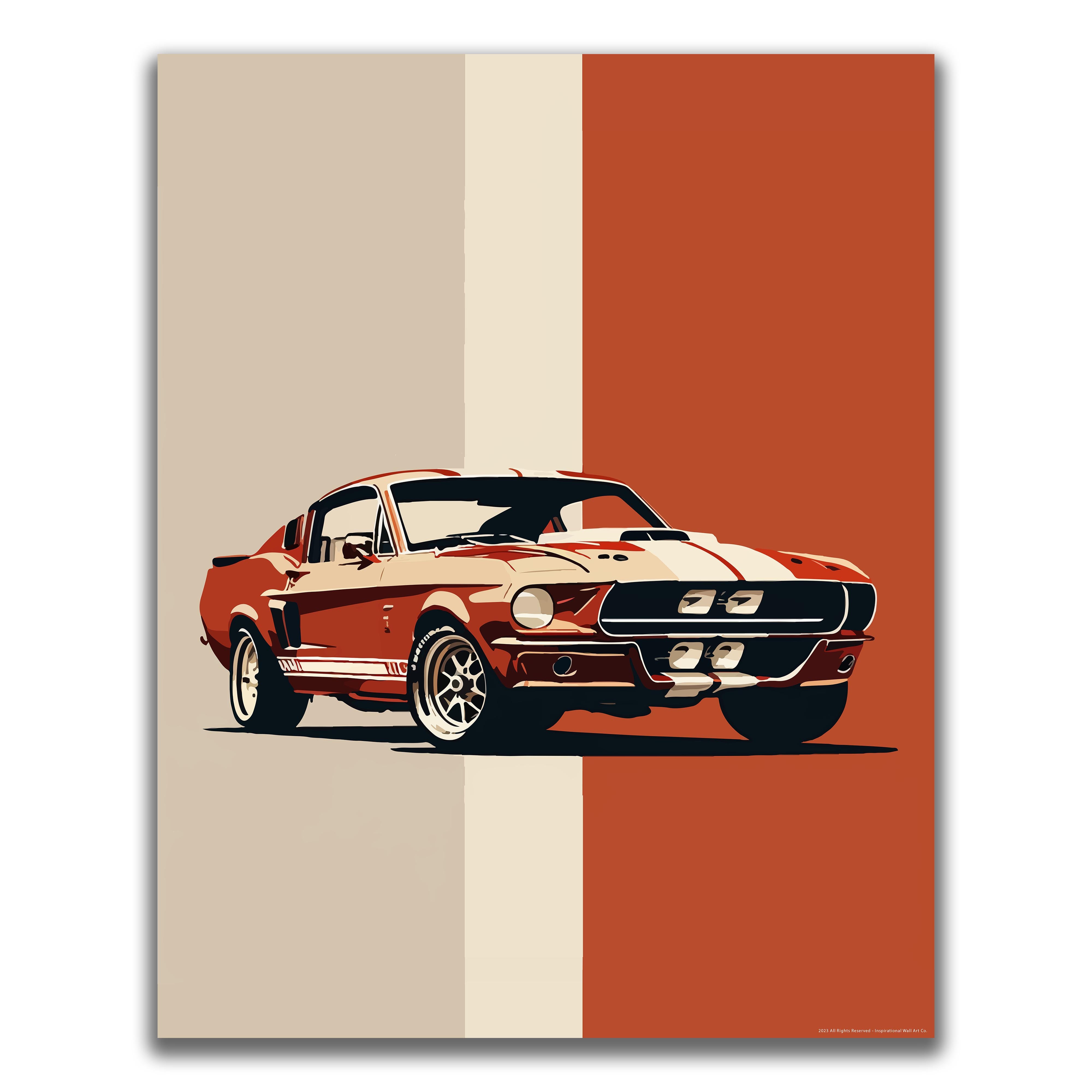 Shelby Cobra - Car Poster