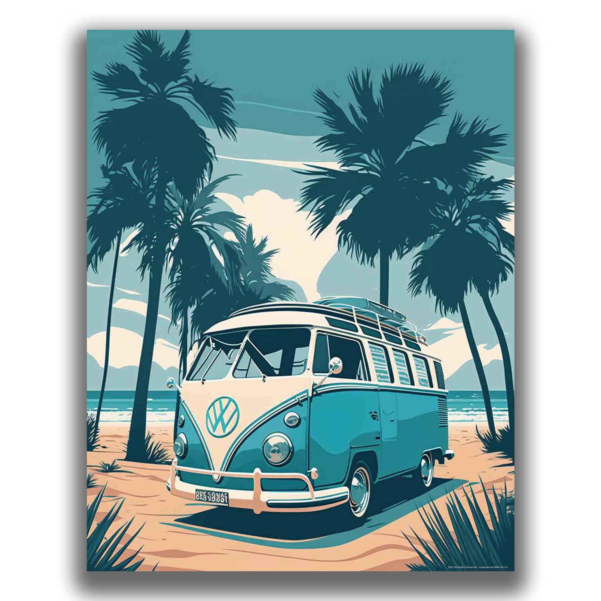 Abstract - Volkswagen Poster