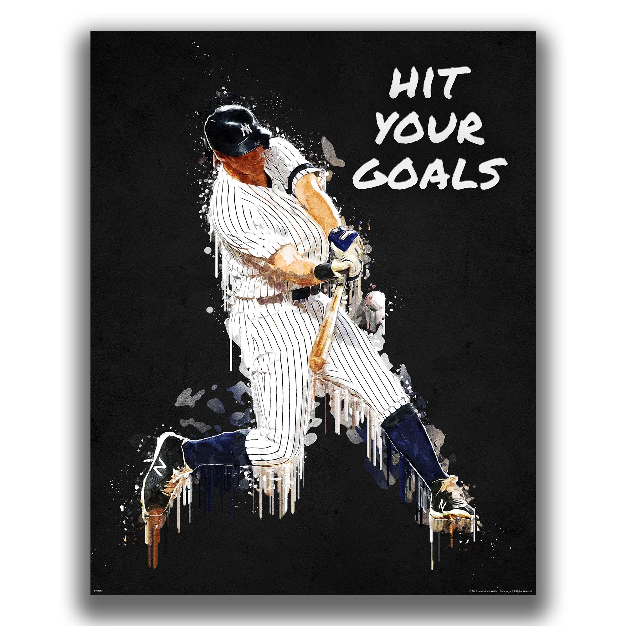 Hit Your Goals - Baseball Poster
