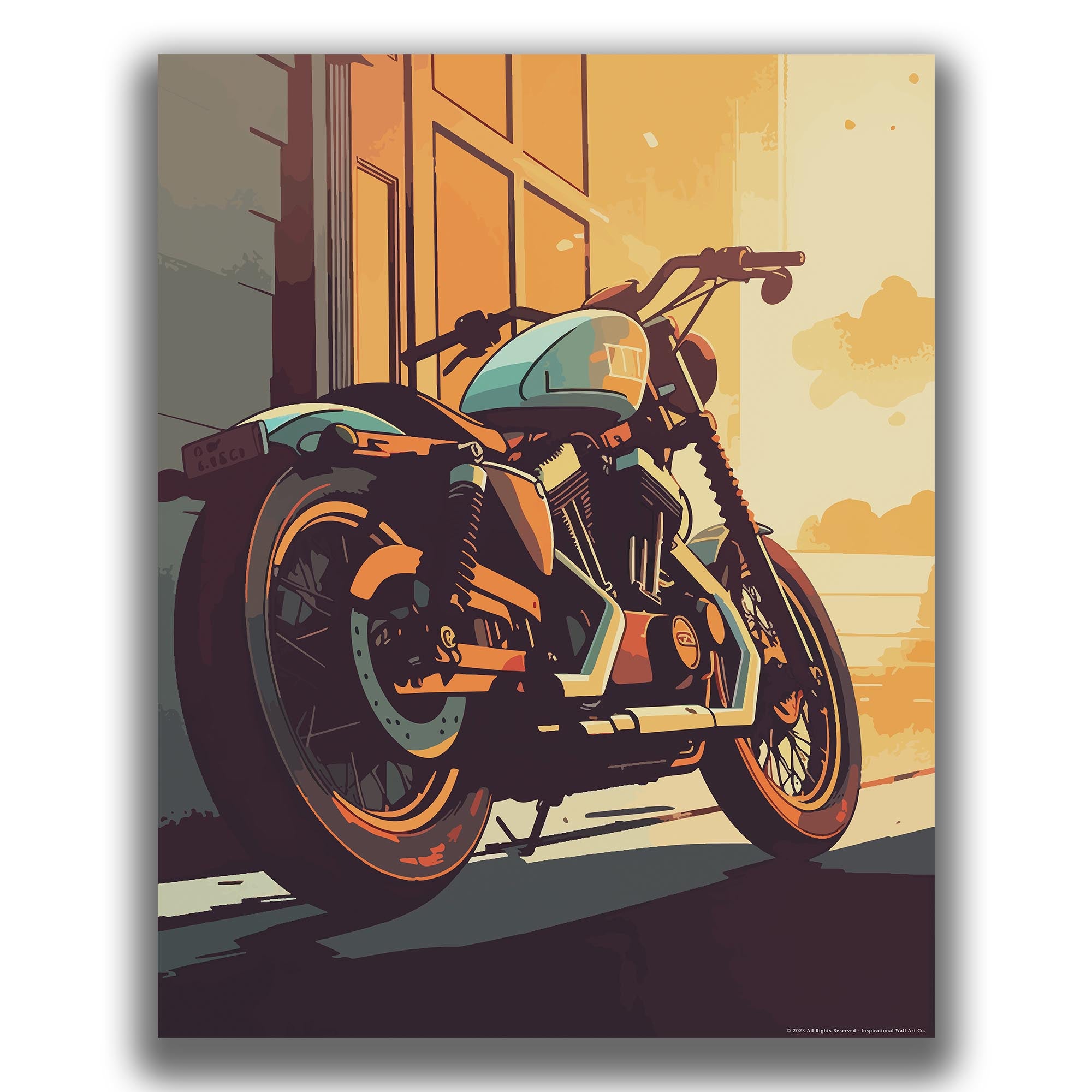 Two - Motorcycle Poster