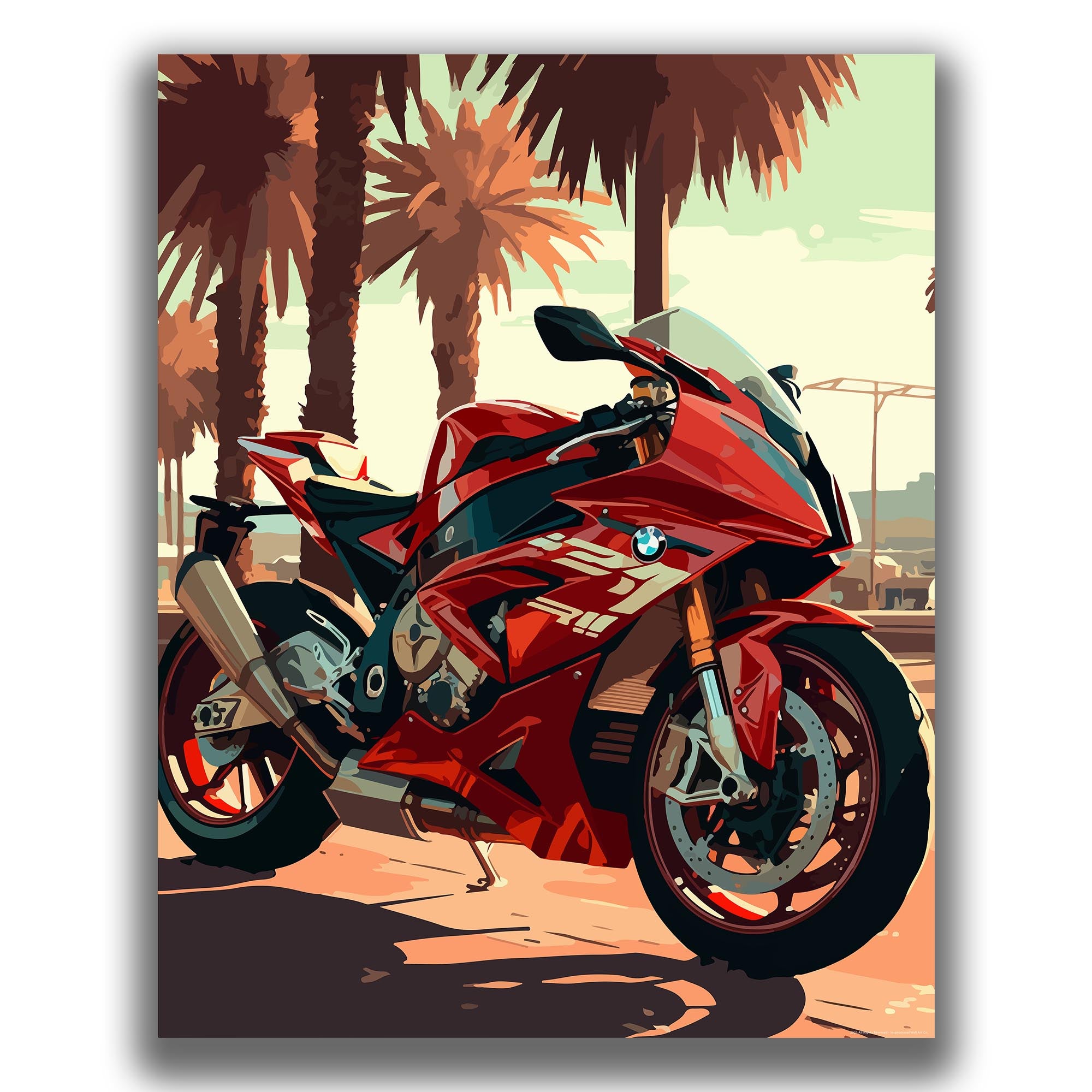 Eclectic - Motorcycle Poster