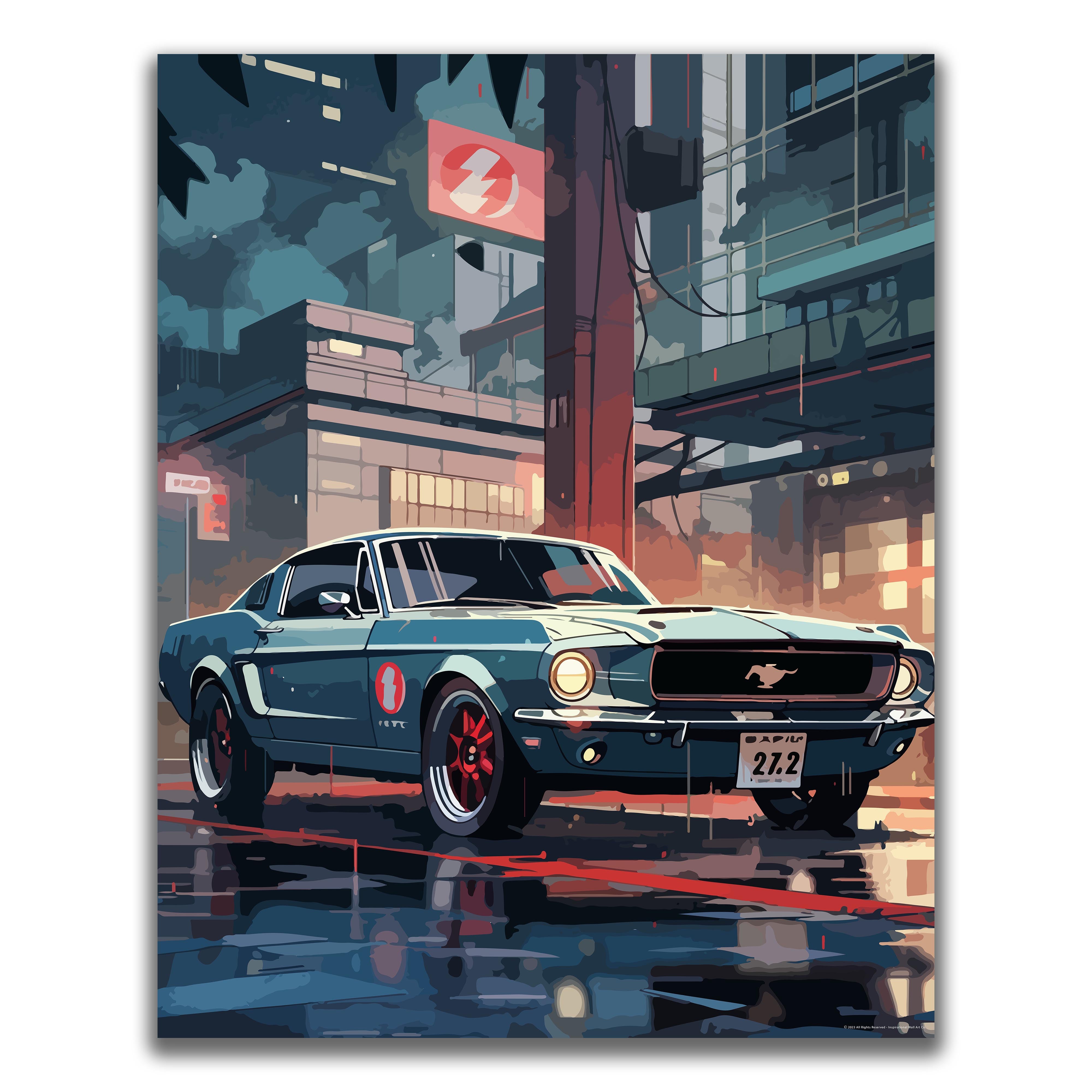 Stallion - Car Poster