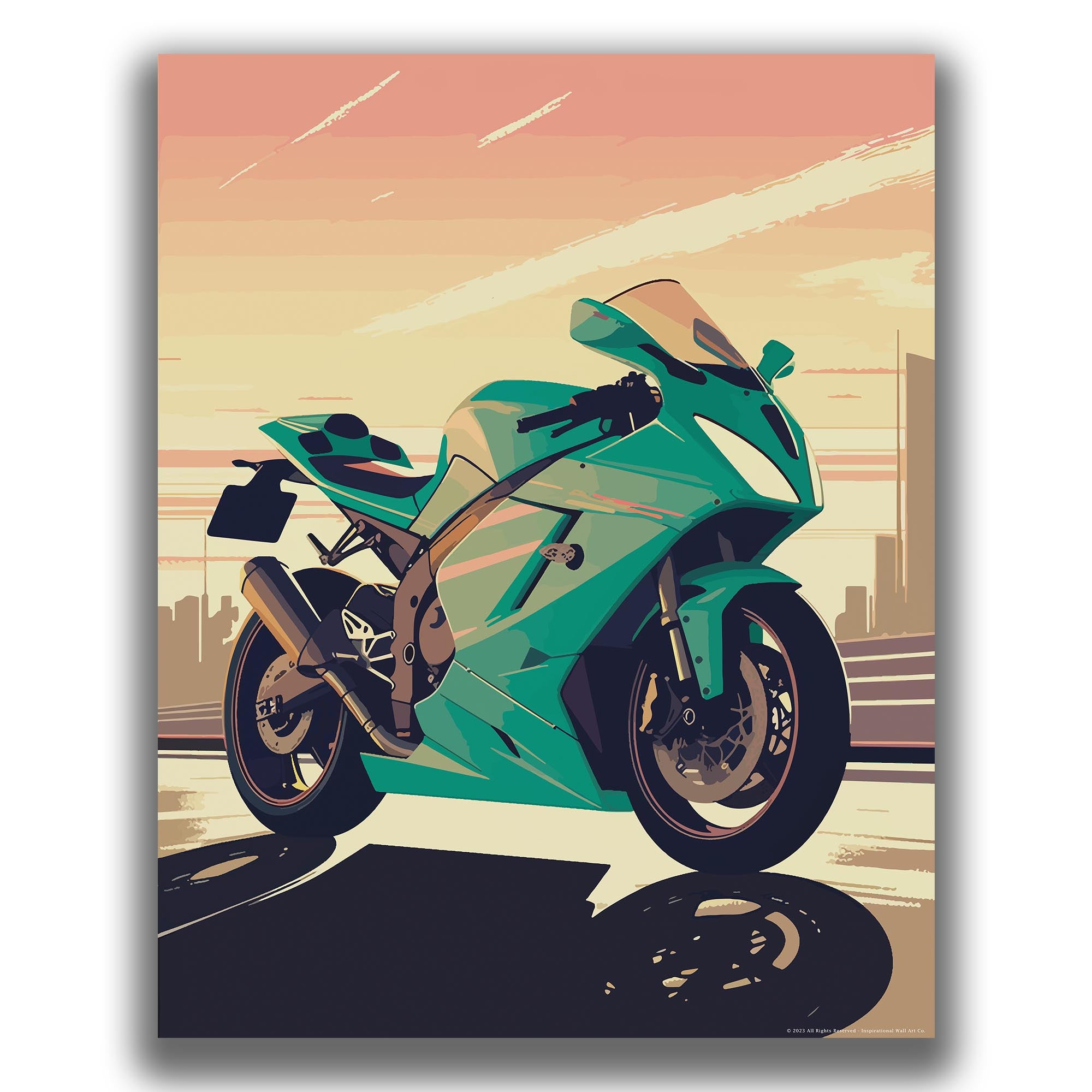 Motorcycle Majesty - Motorcycle Poster