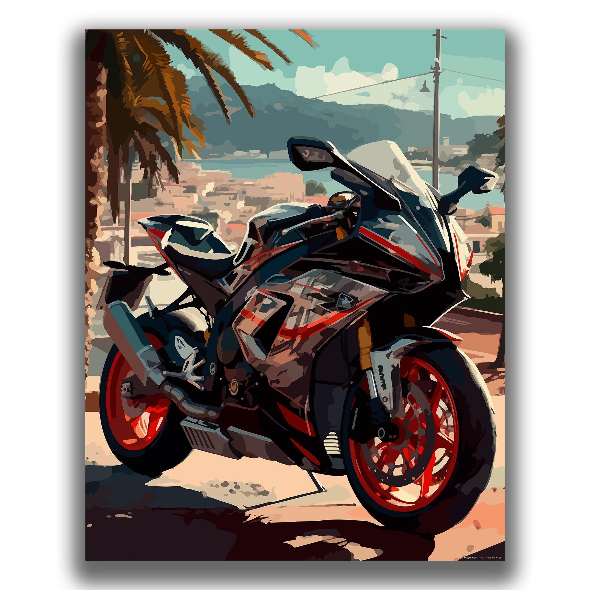 Majestic - Motorcycle Poster