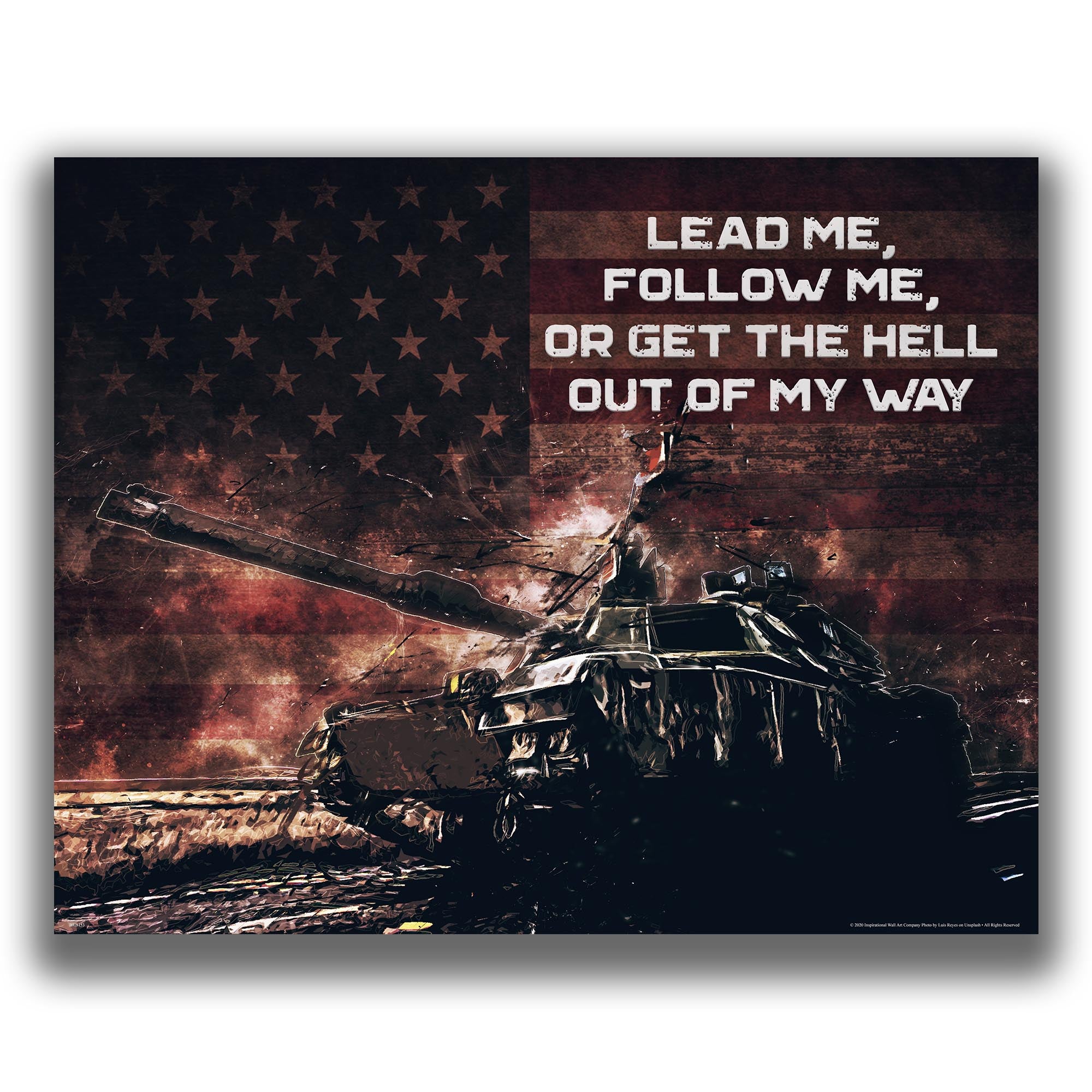 Lead Me - Military Poster