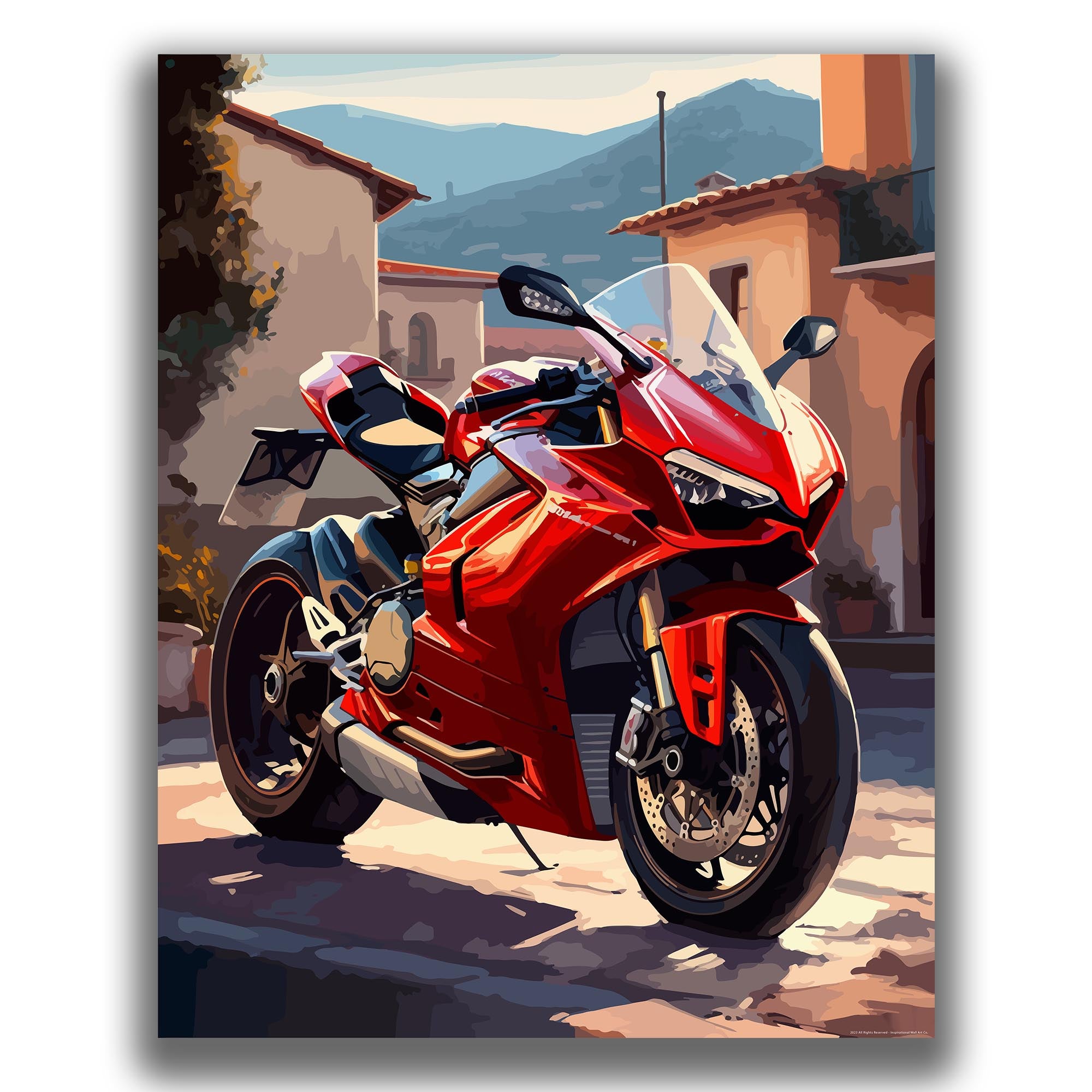 Rush - Motorcycle Poster