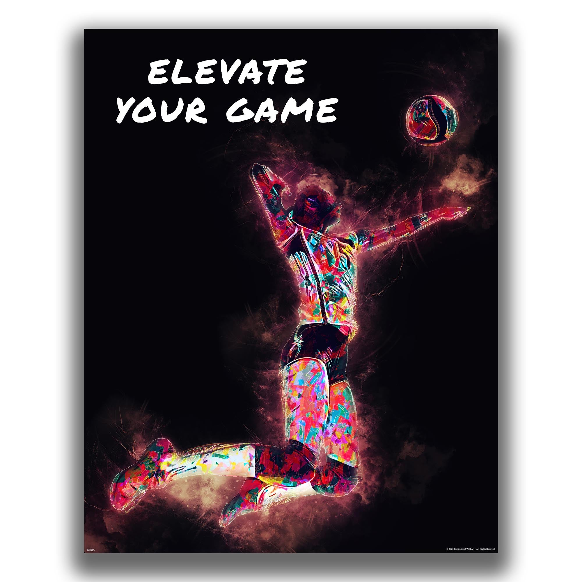 Elevate Your Game - Volleyball Poster