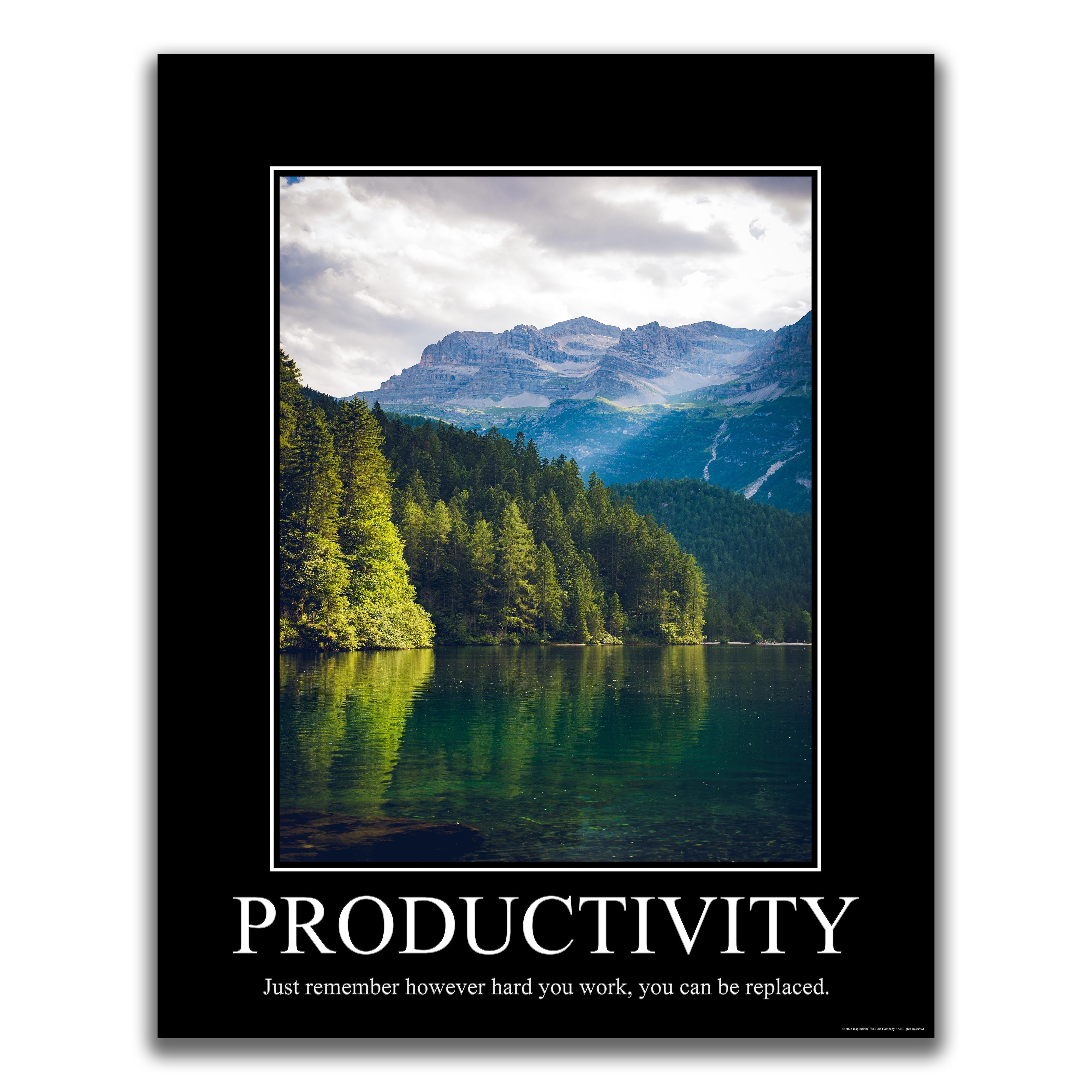 Productivity - Demotivational Poster