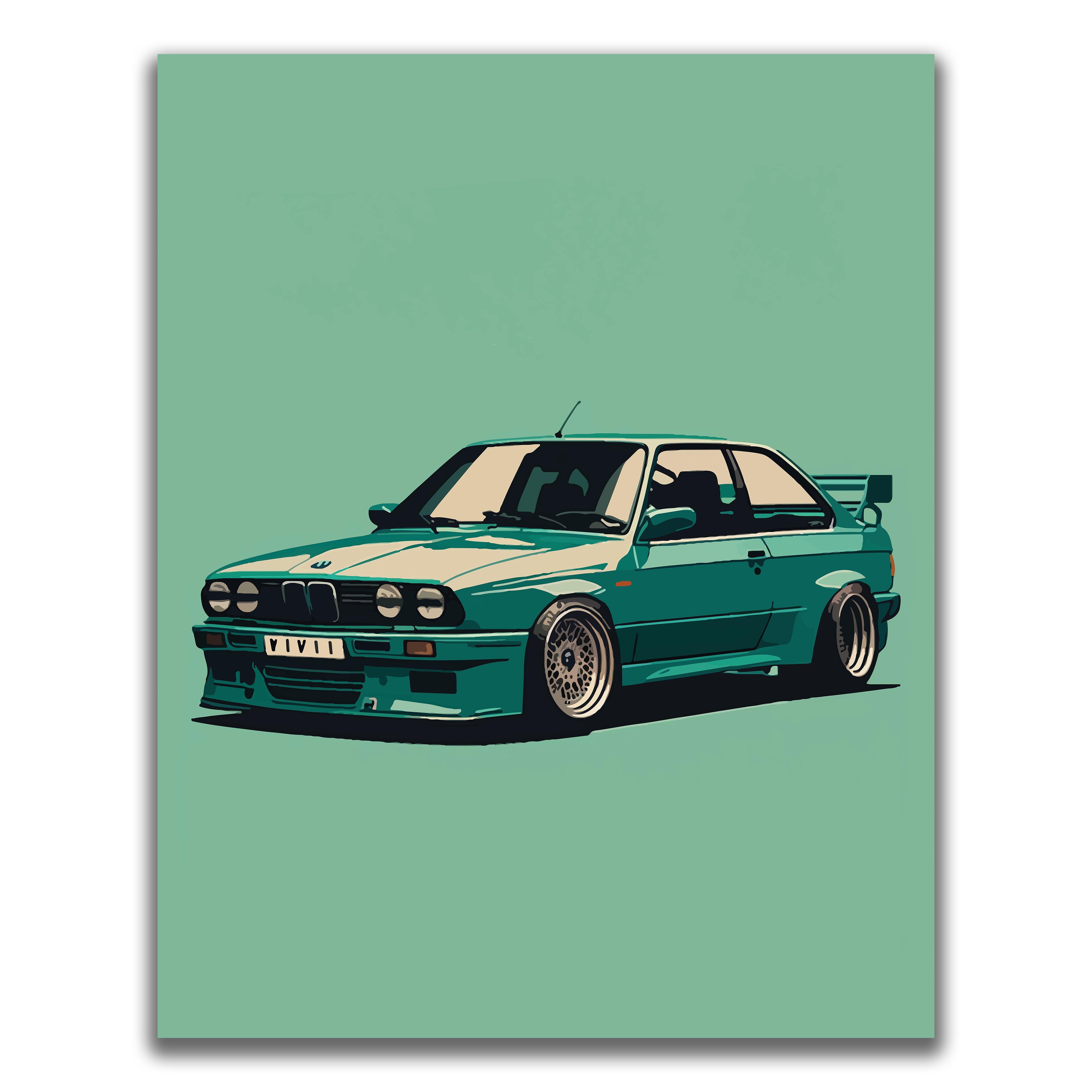 Old M3 - Car Poster