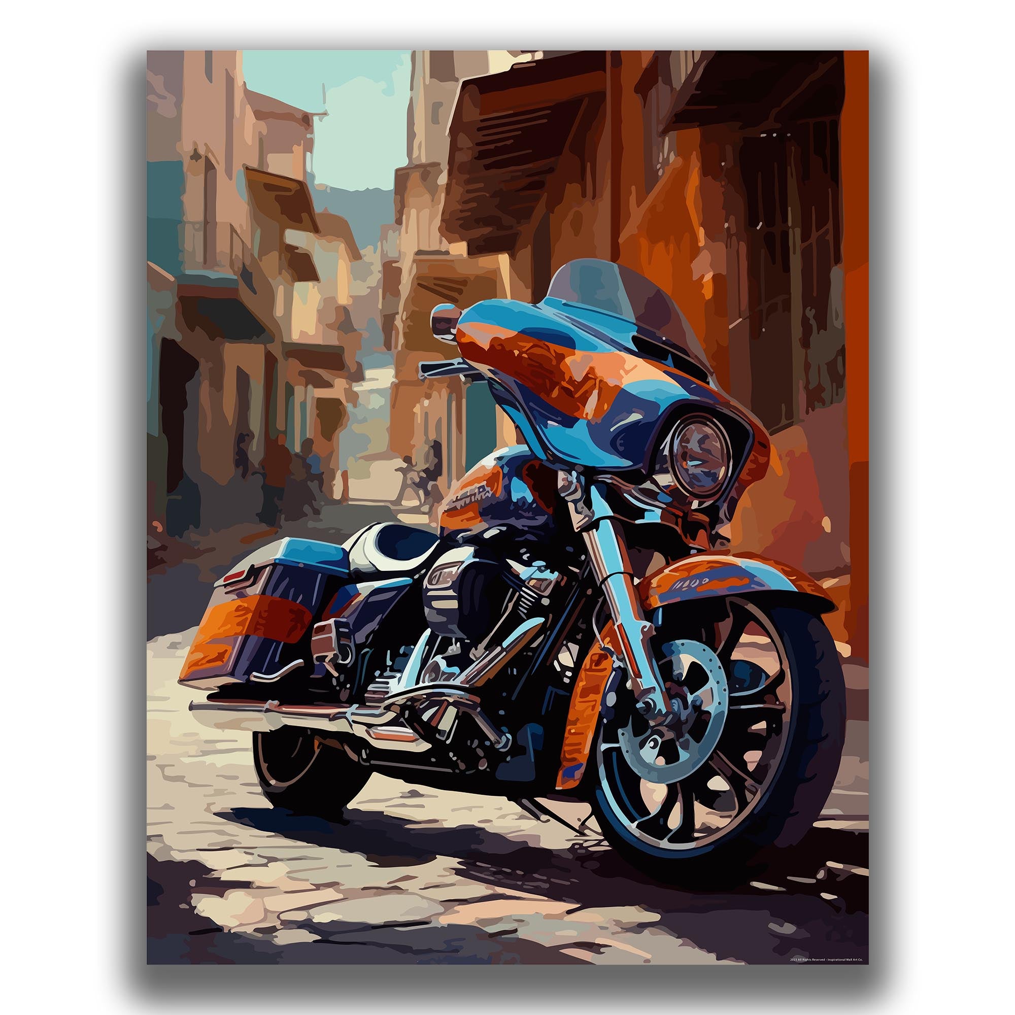 Convertible - Motorcycle Poster