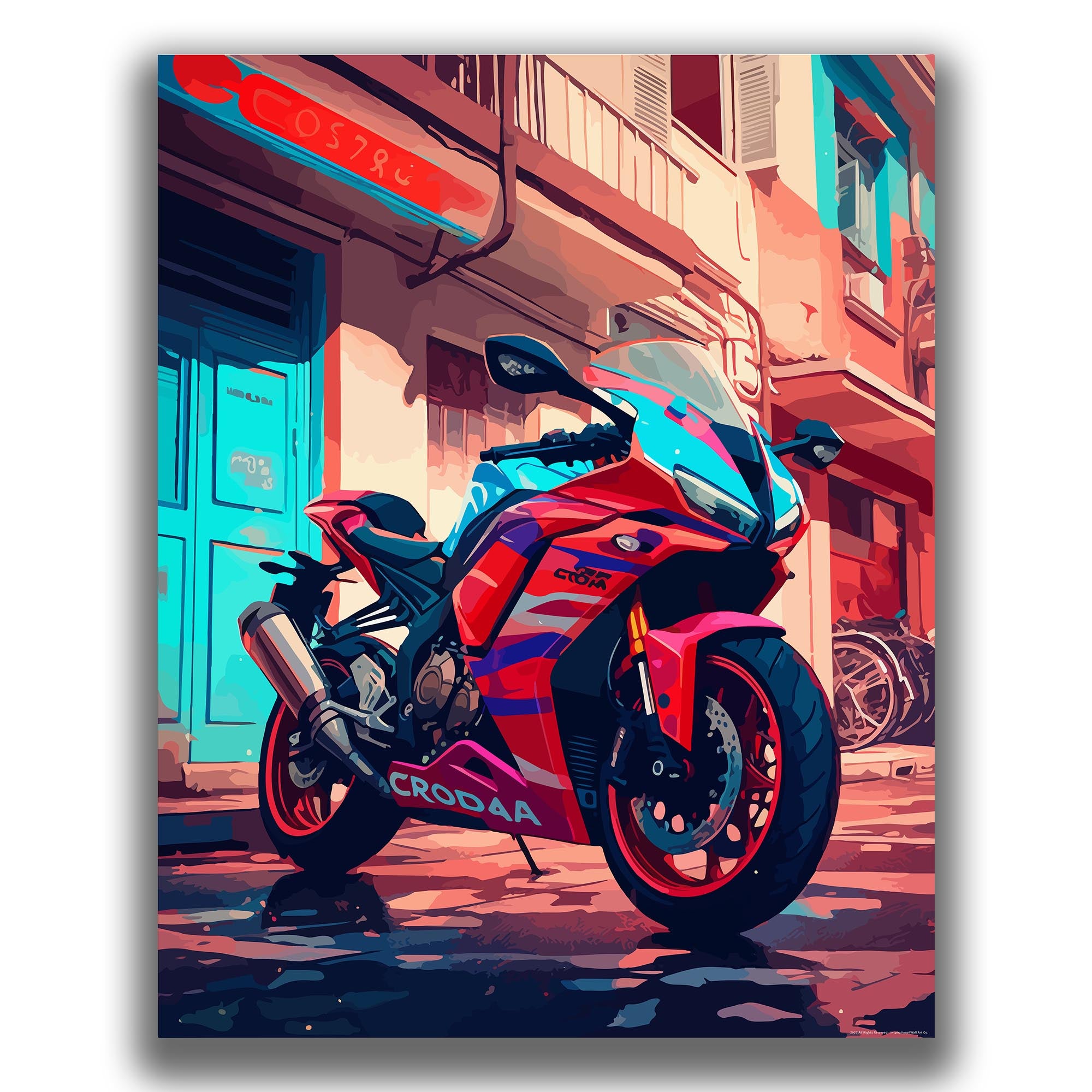 Trailblazer - Motorcycle Poster