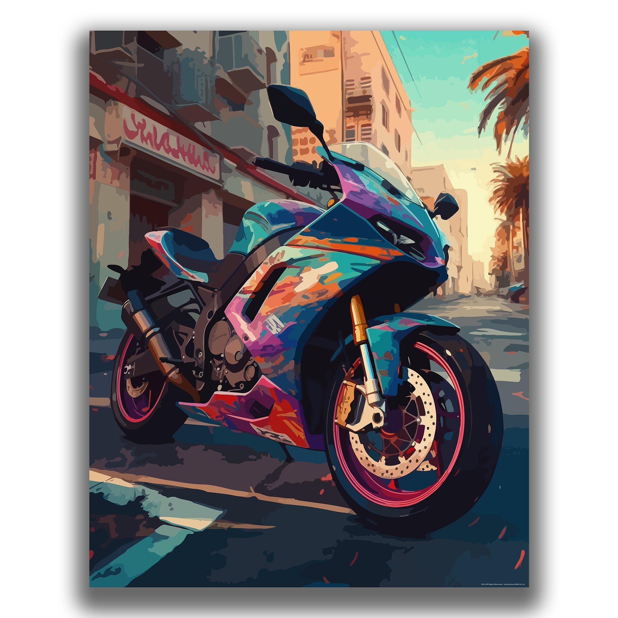 Exquisite - Motorcycle Poster