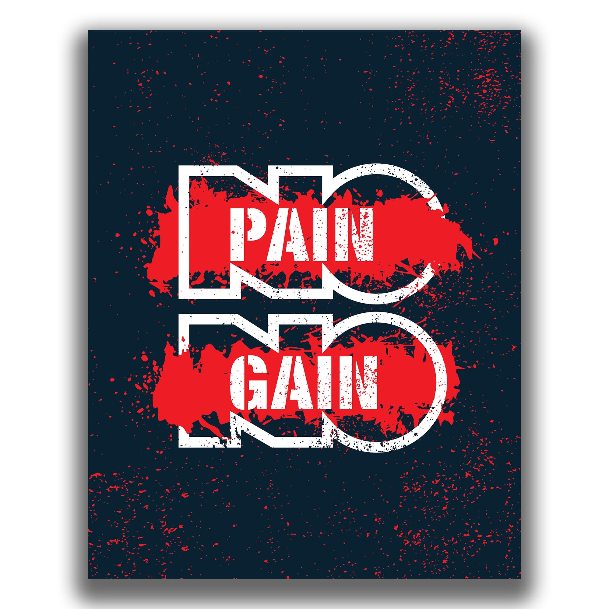 No Pain No Gain - Gym Poster