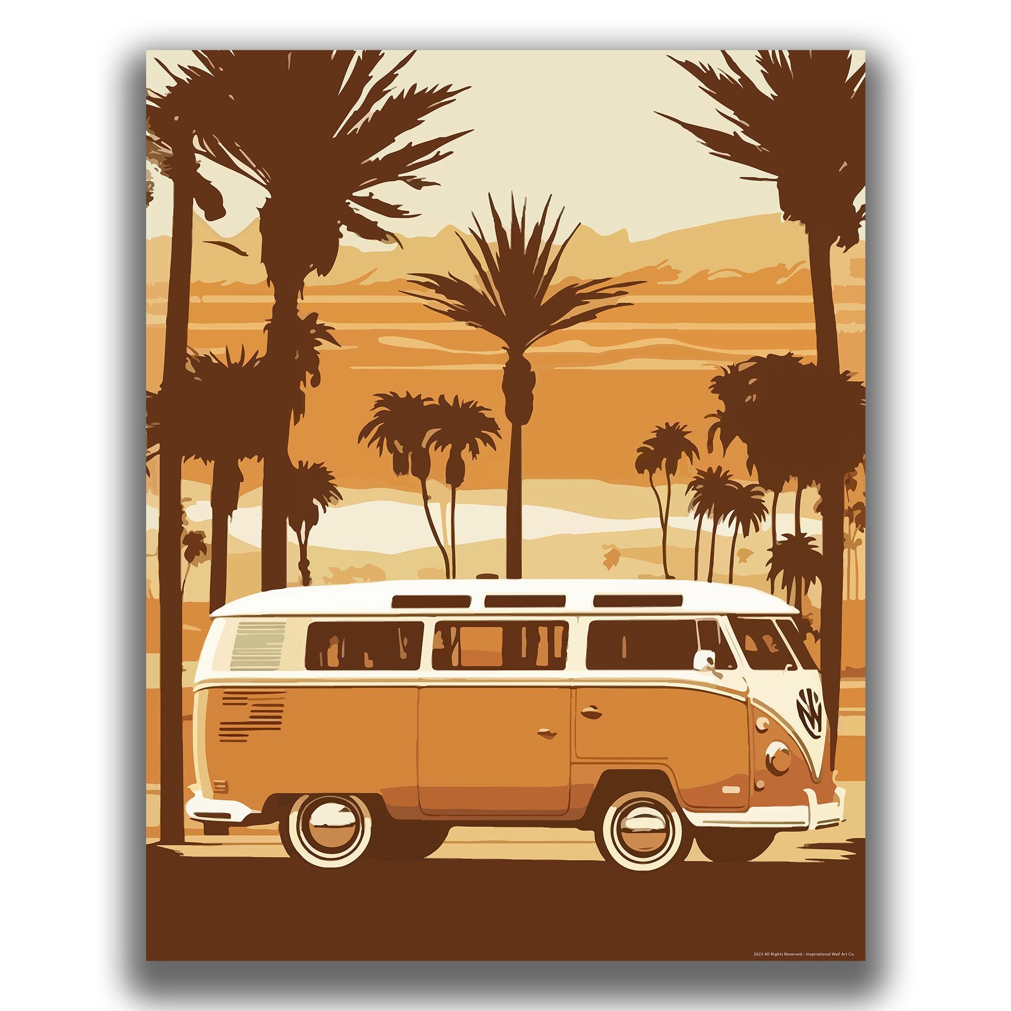 Sunset - Volkswagen Poster