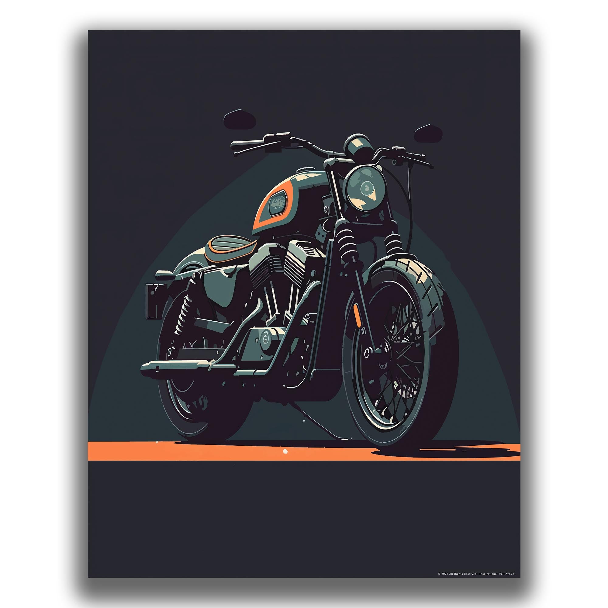 Biker's Haven - Motorcycle Poster