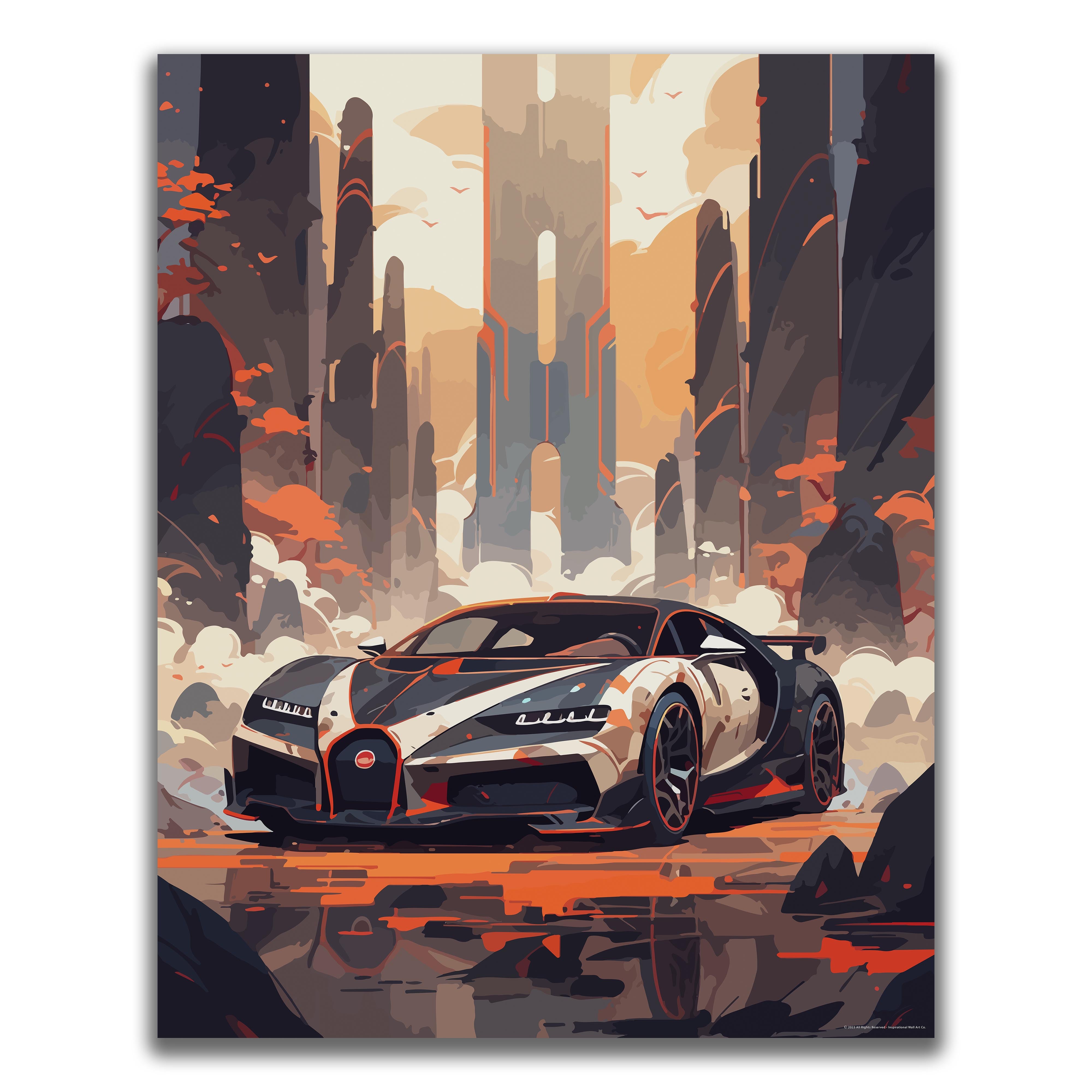 Sleek - Car Poster