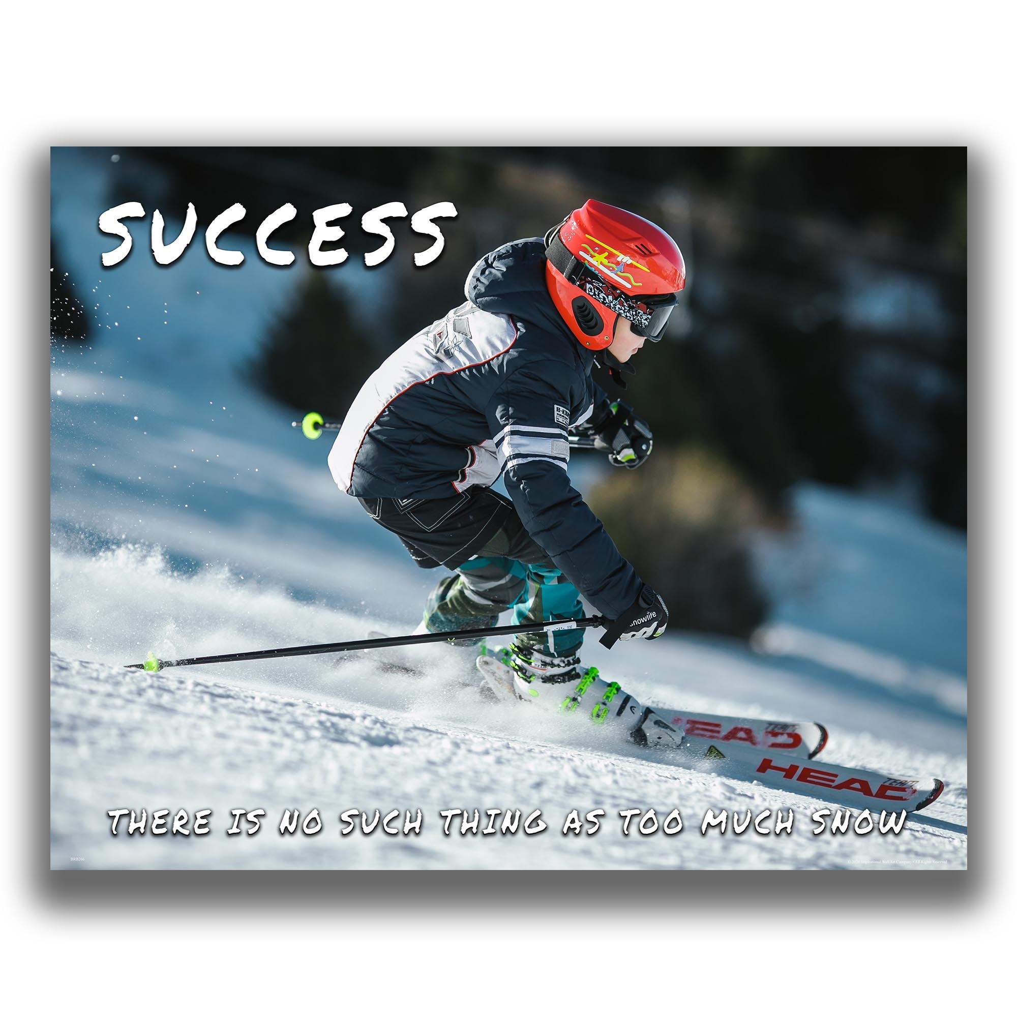 Success - Skiing Poster
