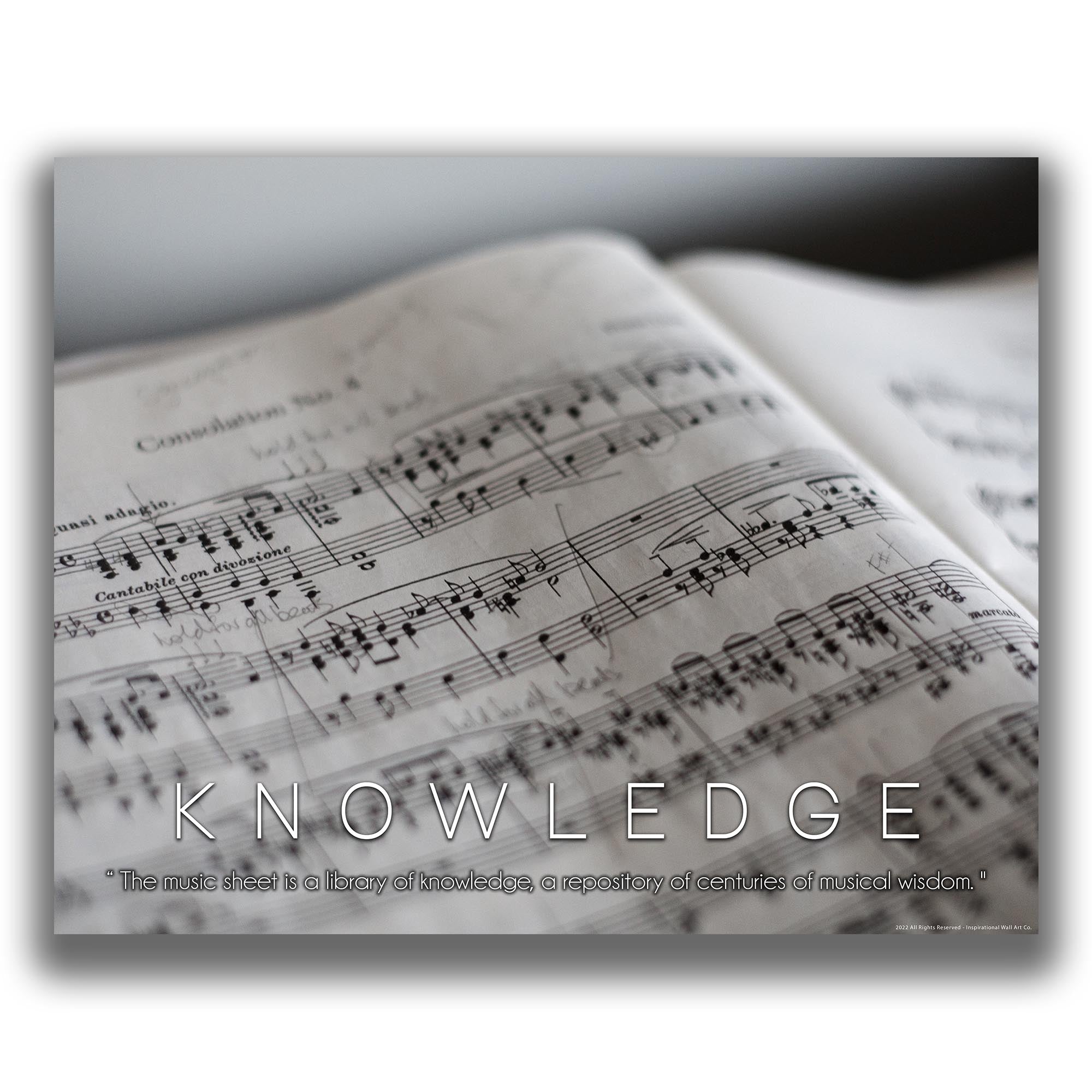 Knowledge - Music Poster