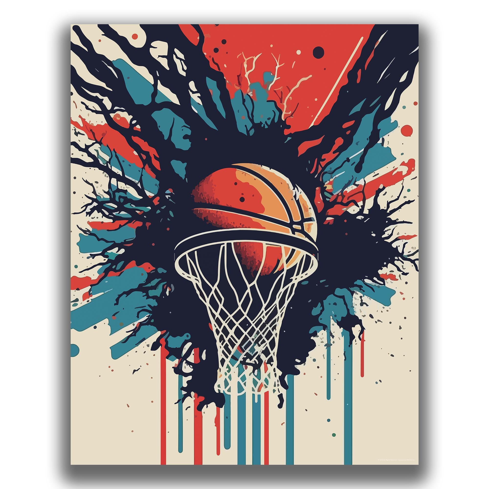 Dribble - Basketball Poster