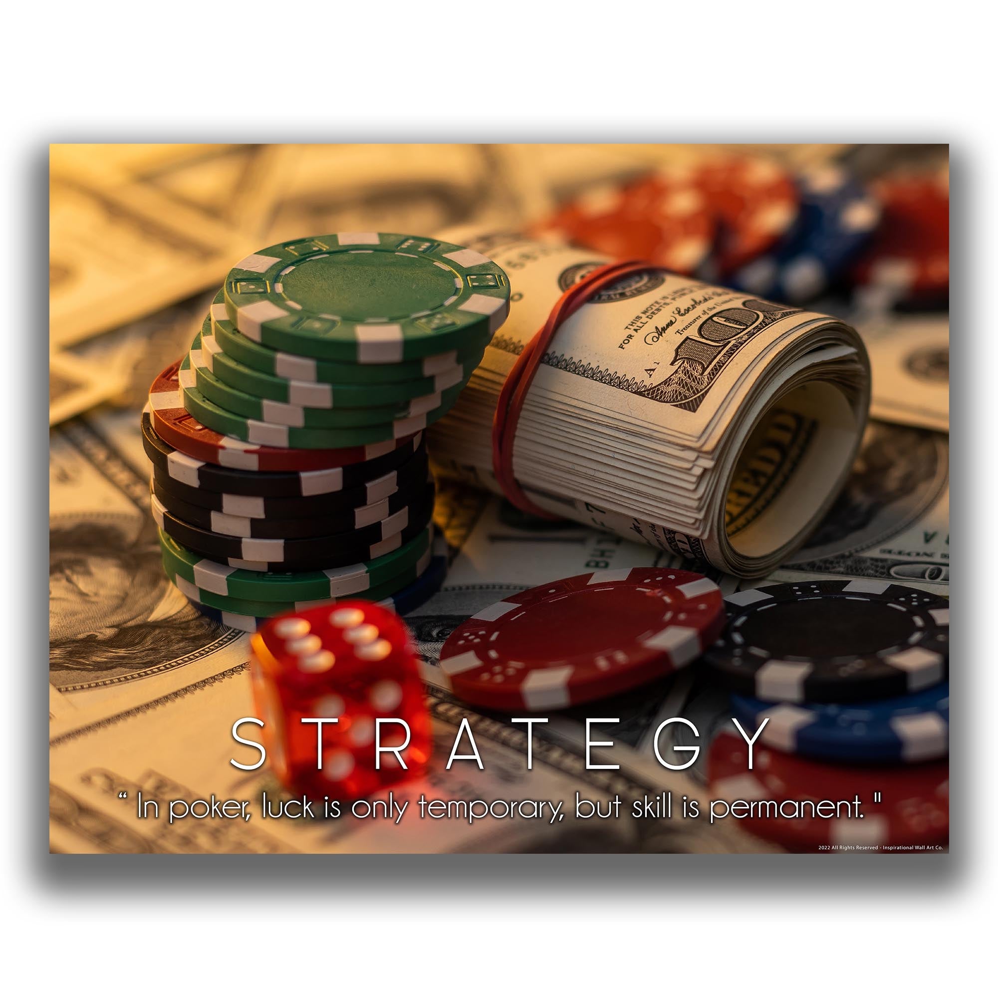 Strategy - Poker Poster