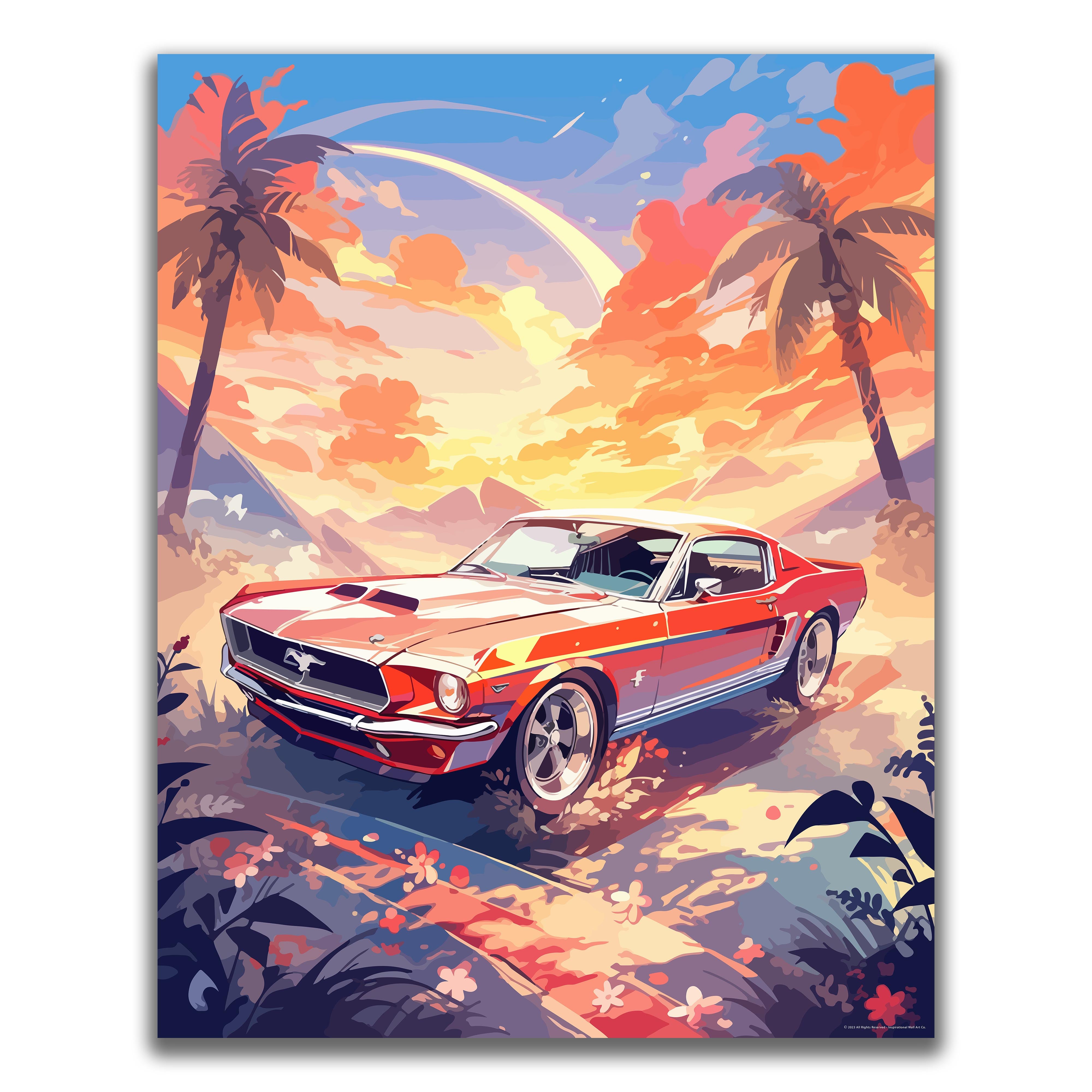 Pony - Car Poster