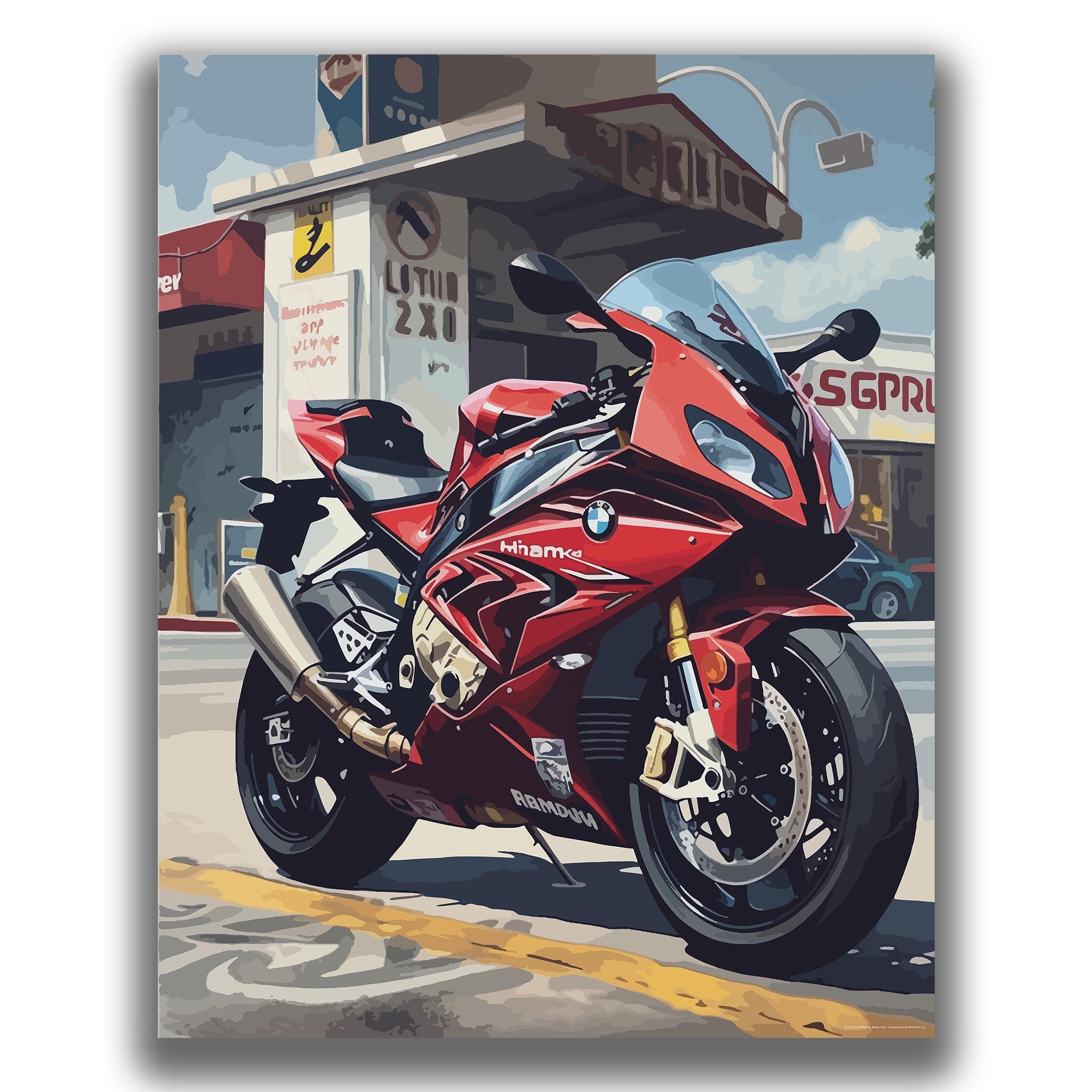 Speedster - Motorcycle Poster