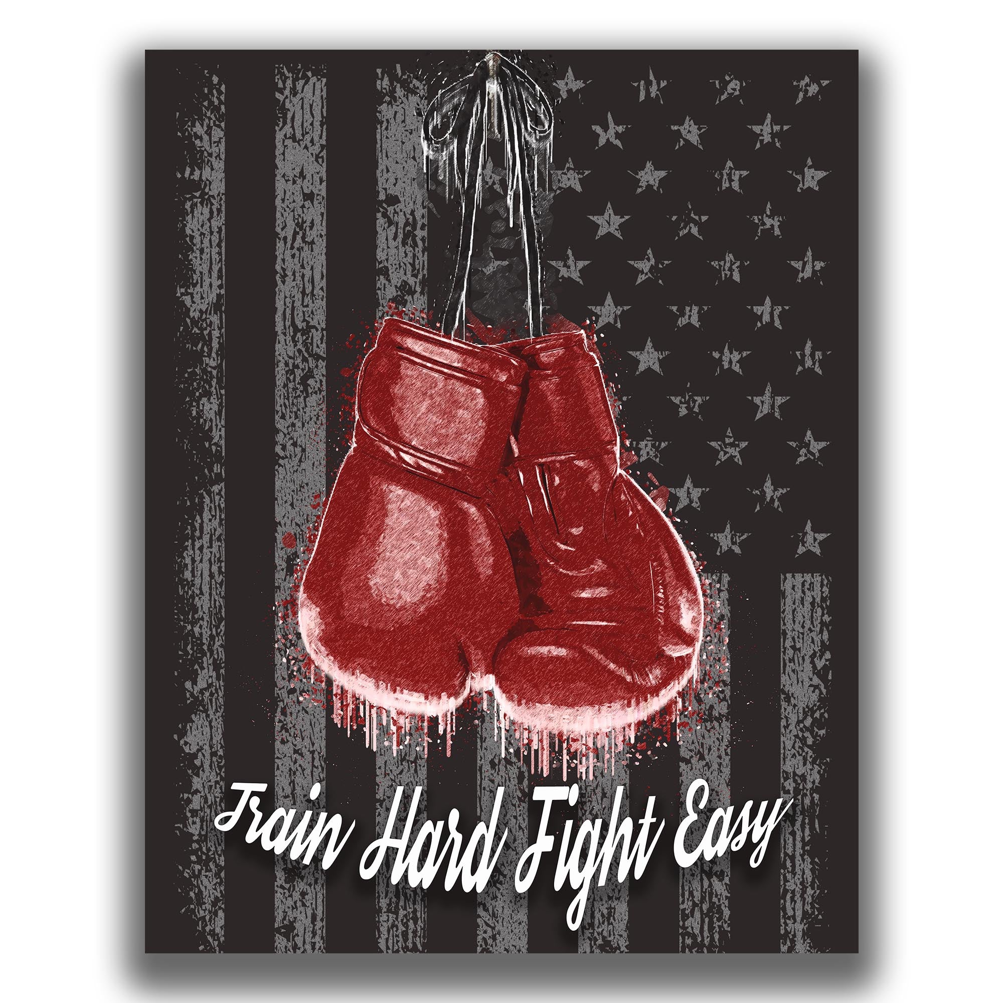 Train Hard - Boxing Poster