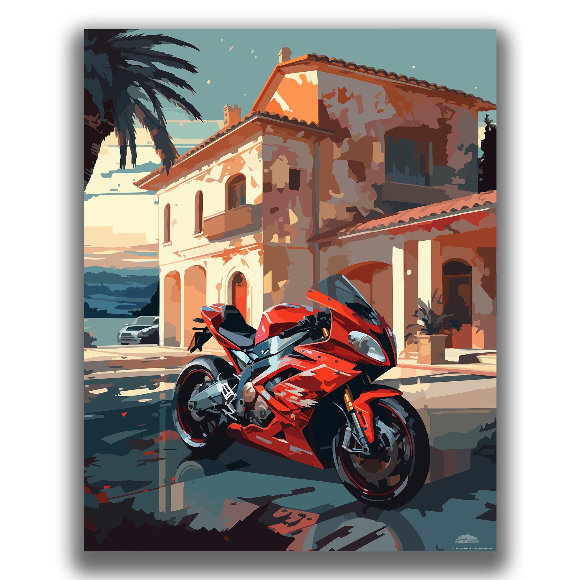 Cheetah - Motorcycle Poster